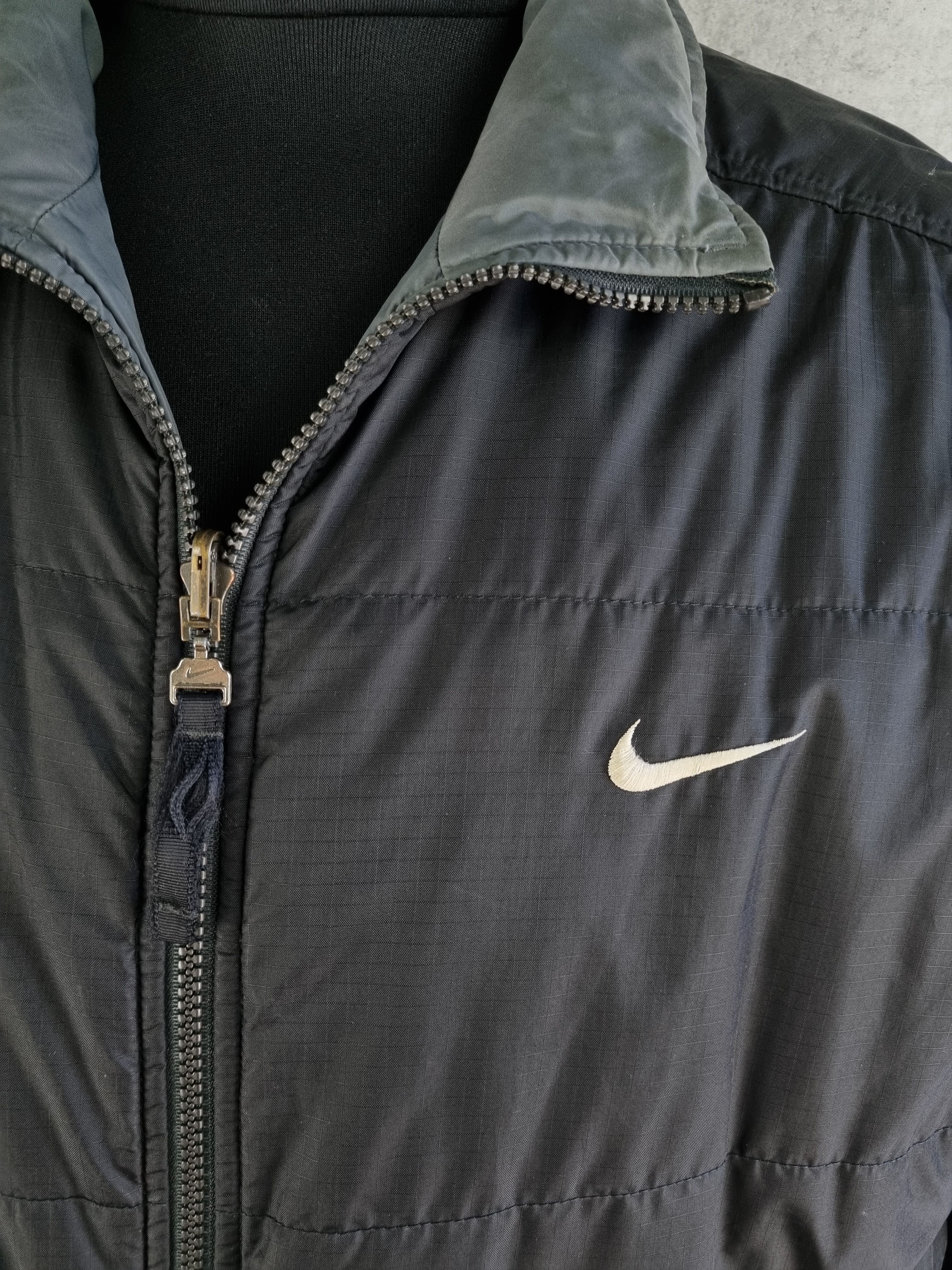Nike × Vintage 90s Nike 2 Side Nylon Outdoor Very Rare Jacket Size US XL / EU 56 / 4 - 19 Thumbnail