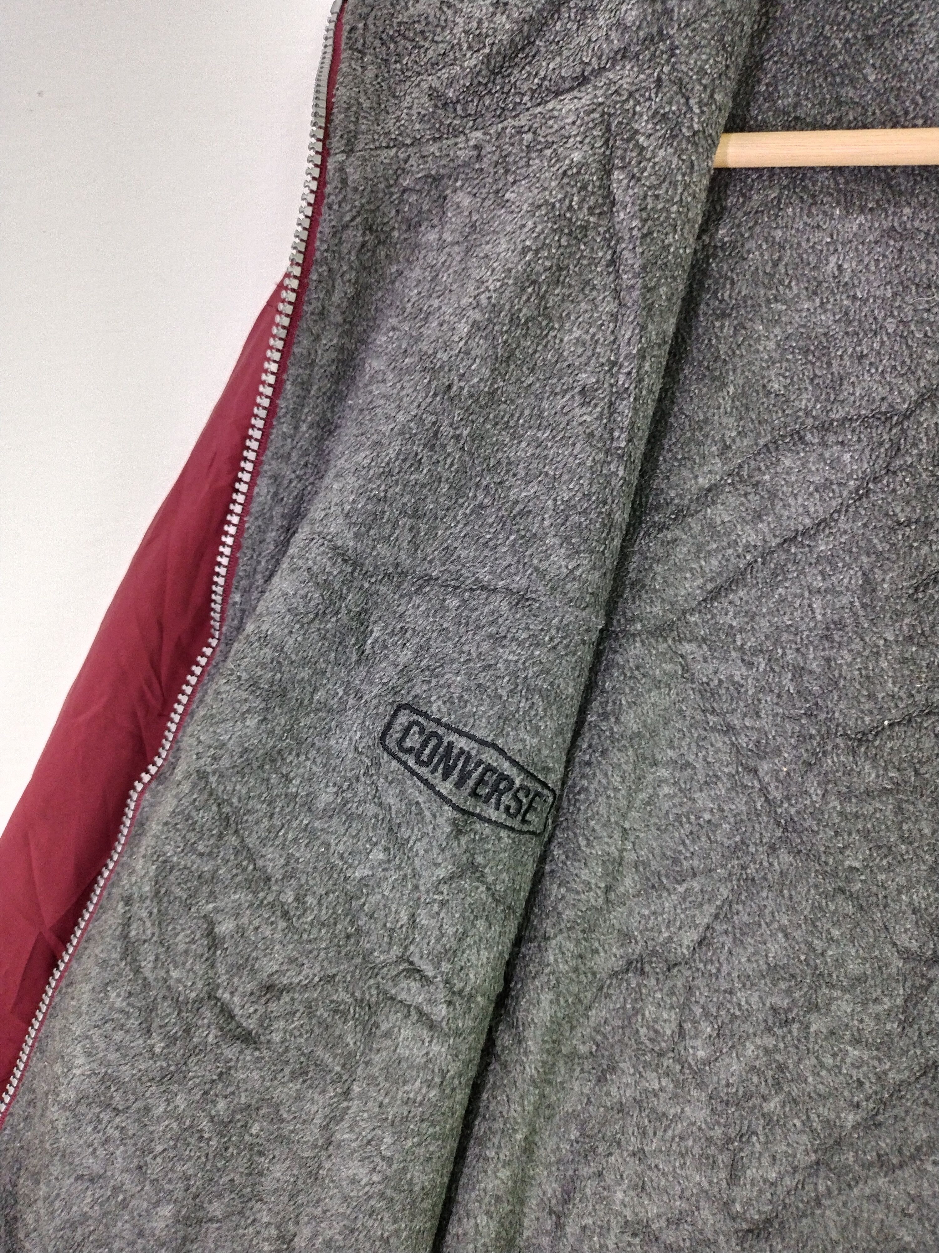 Converse × Vintage VTG Converse Reversible Fleece Jacket Size US L / EU 52-54 / 3 - 15 Thumbnail