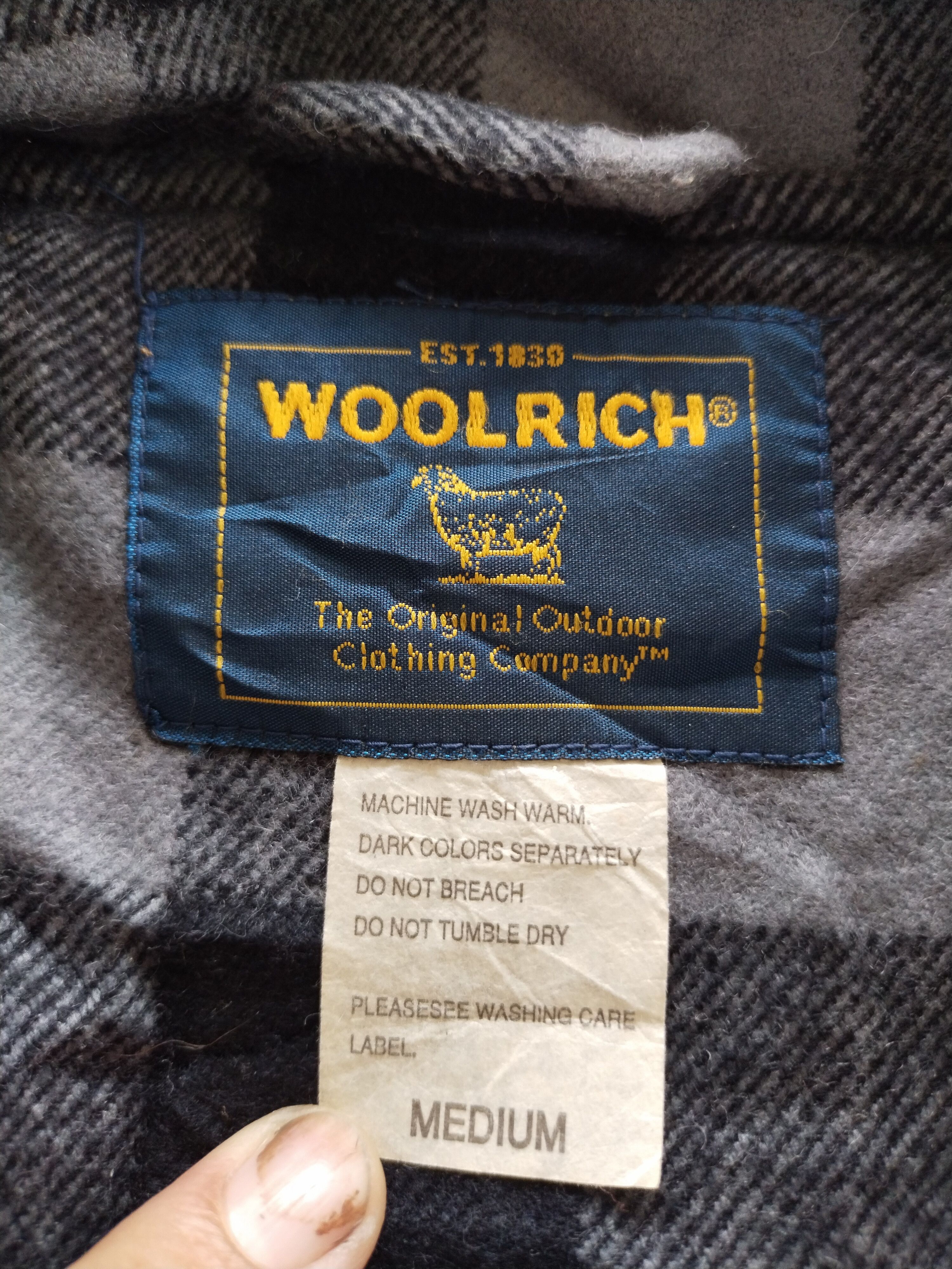Japanese Brand × Vintage × Woolrich Woolen Mills Vintage Woolrich Lined Flannel Jacket Size US M / EU 48-50 / 2 - 13 Thumbnail