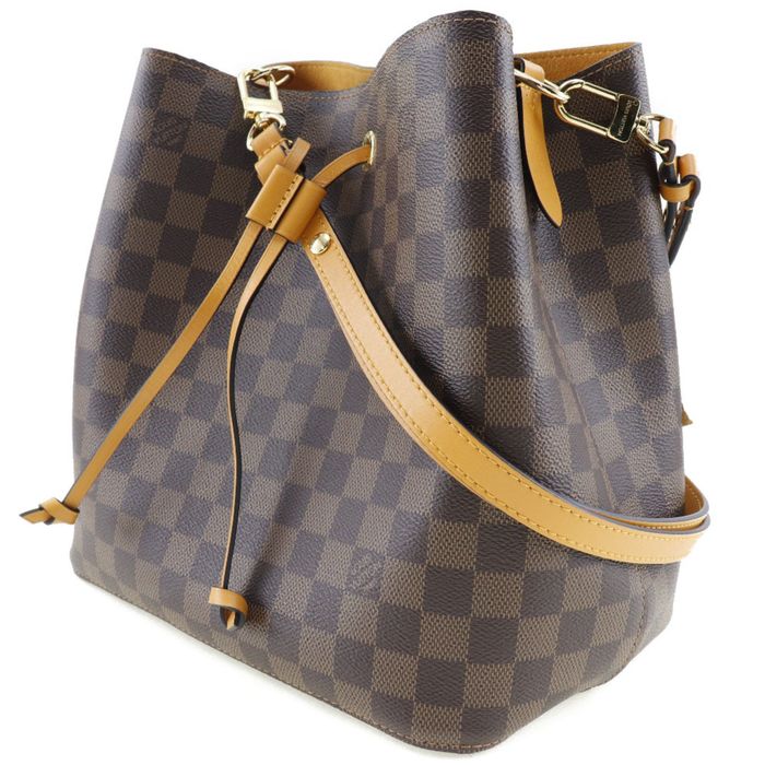 Louis Vuitton Lift Women's Shoulder Bag N60009 Damier Canvas Ebene (Brown)