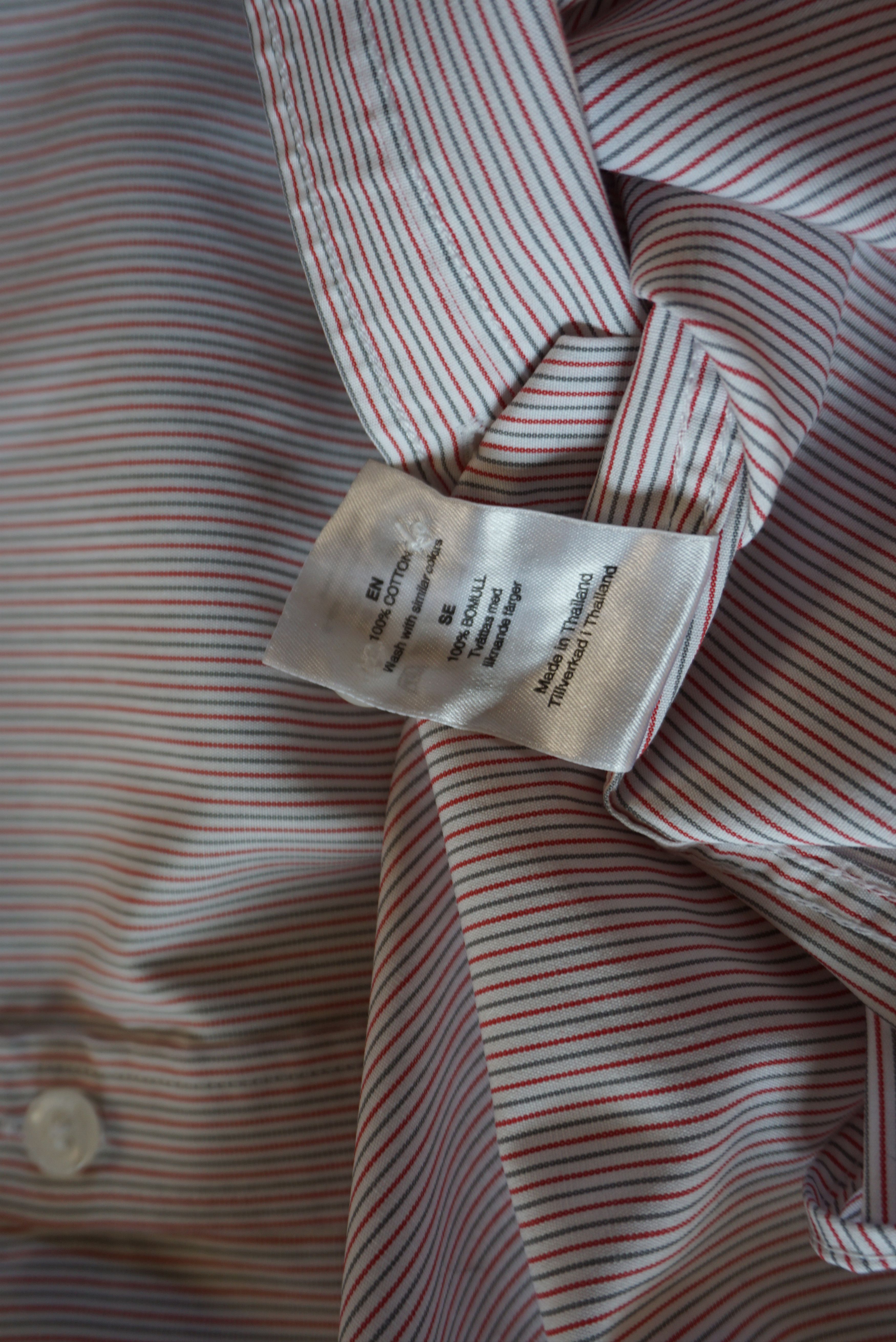 Designer Mens Bläck of Sweden shirt Alex Stripe slim fit M Medium Size US M / EU 48-50 / 2 - 20 Thumbnail