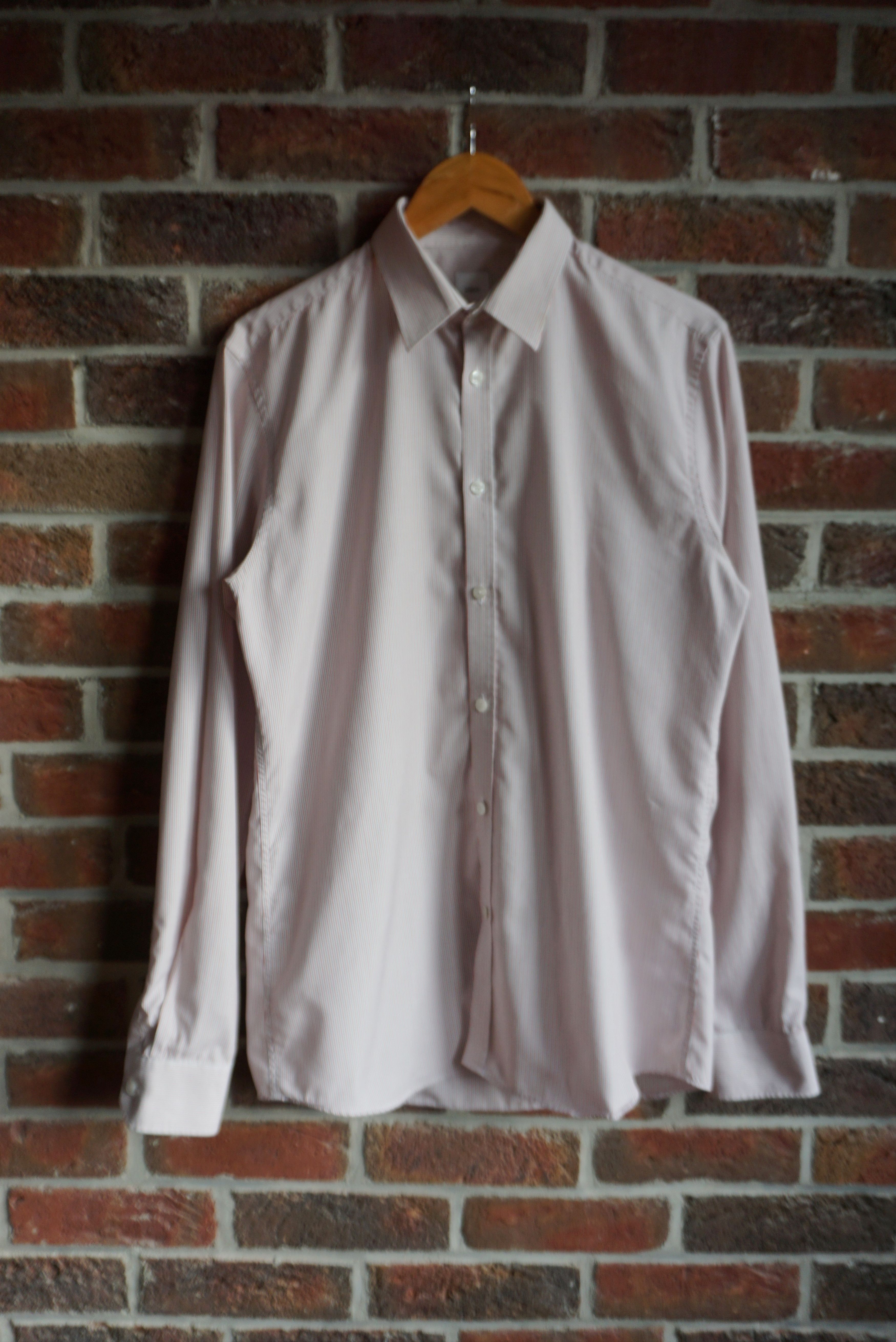 Designer Mens Bläck of Sweden shirt Alex Stripe slim fit M Medium Size US M / EU 48-50 / 2 - 8 Thumbnail