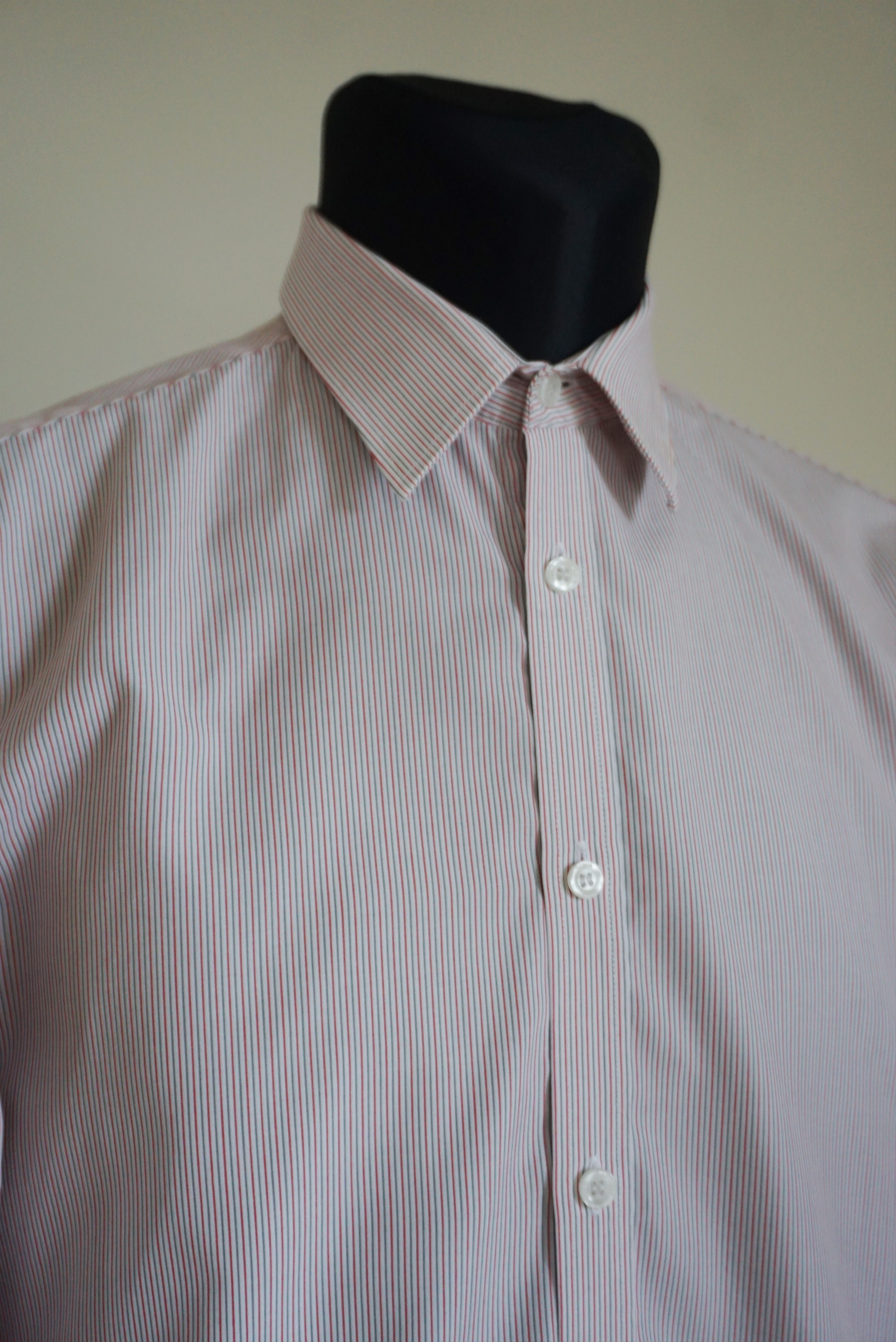 Designer Mens Bläck of Sweden shirt Alex Stripe slim fit M Medium Size US M / EU 48-50 / 2 - 9 Thumbnail