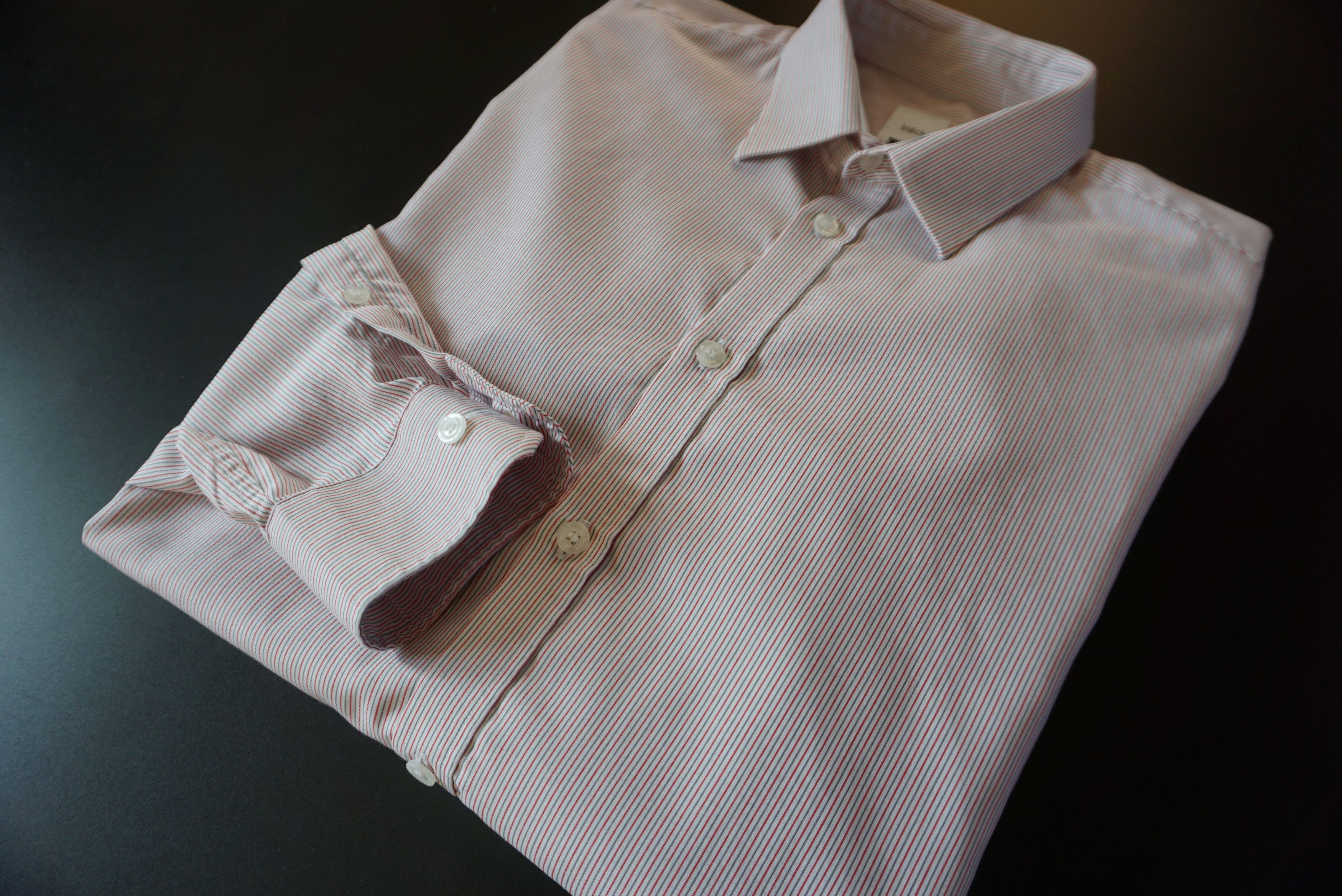 Designer Mens Bläck of Sweden shirt Alex Stripe slim fit M Medium Size US M / EU 48-50 / 2 - 24 Thumbnail