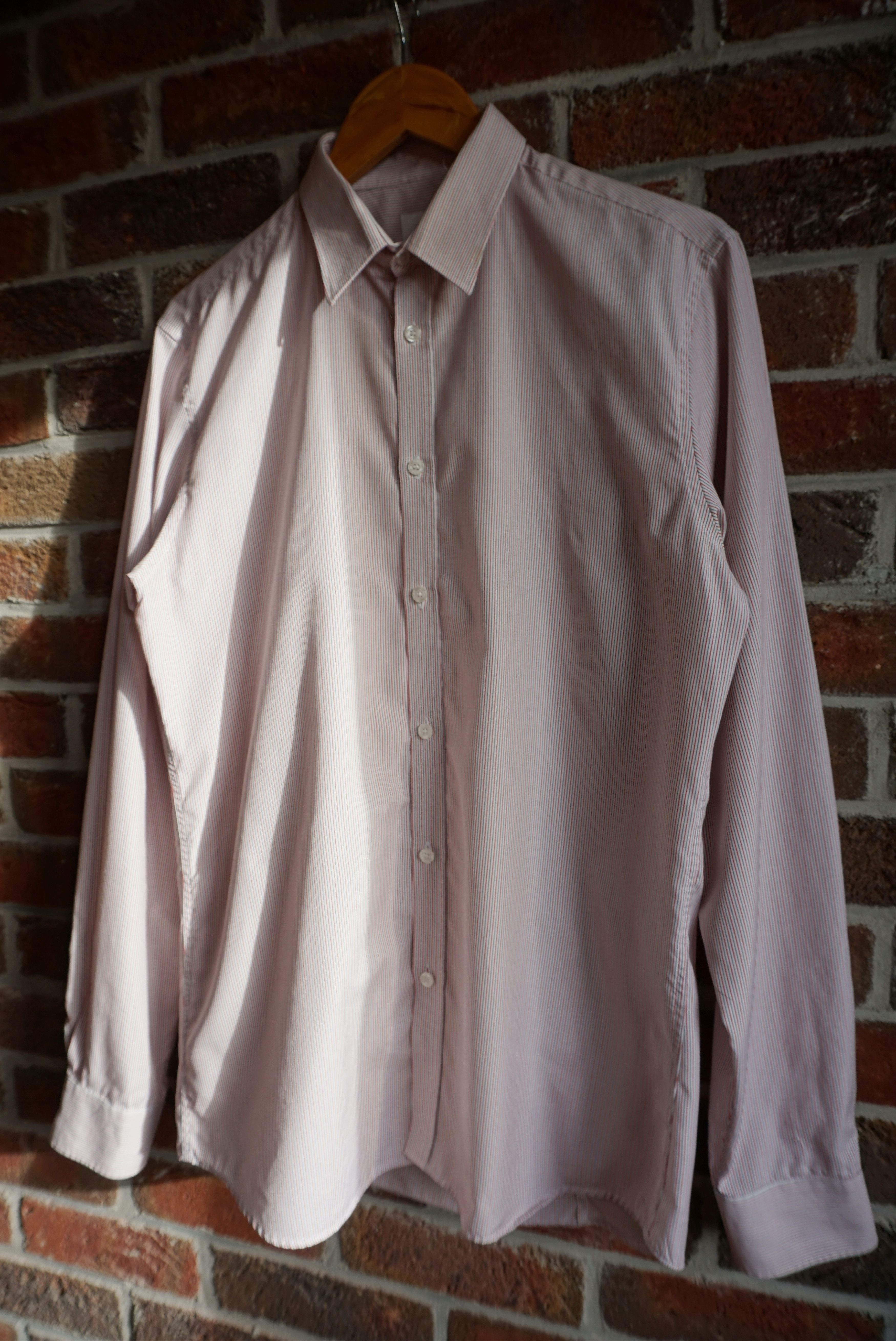 Designer Mens Bläck of Sweden shirt Alex Stripe slim fit M Medium Size US M / EU 48-50 / 2 - 1 Thumbnail