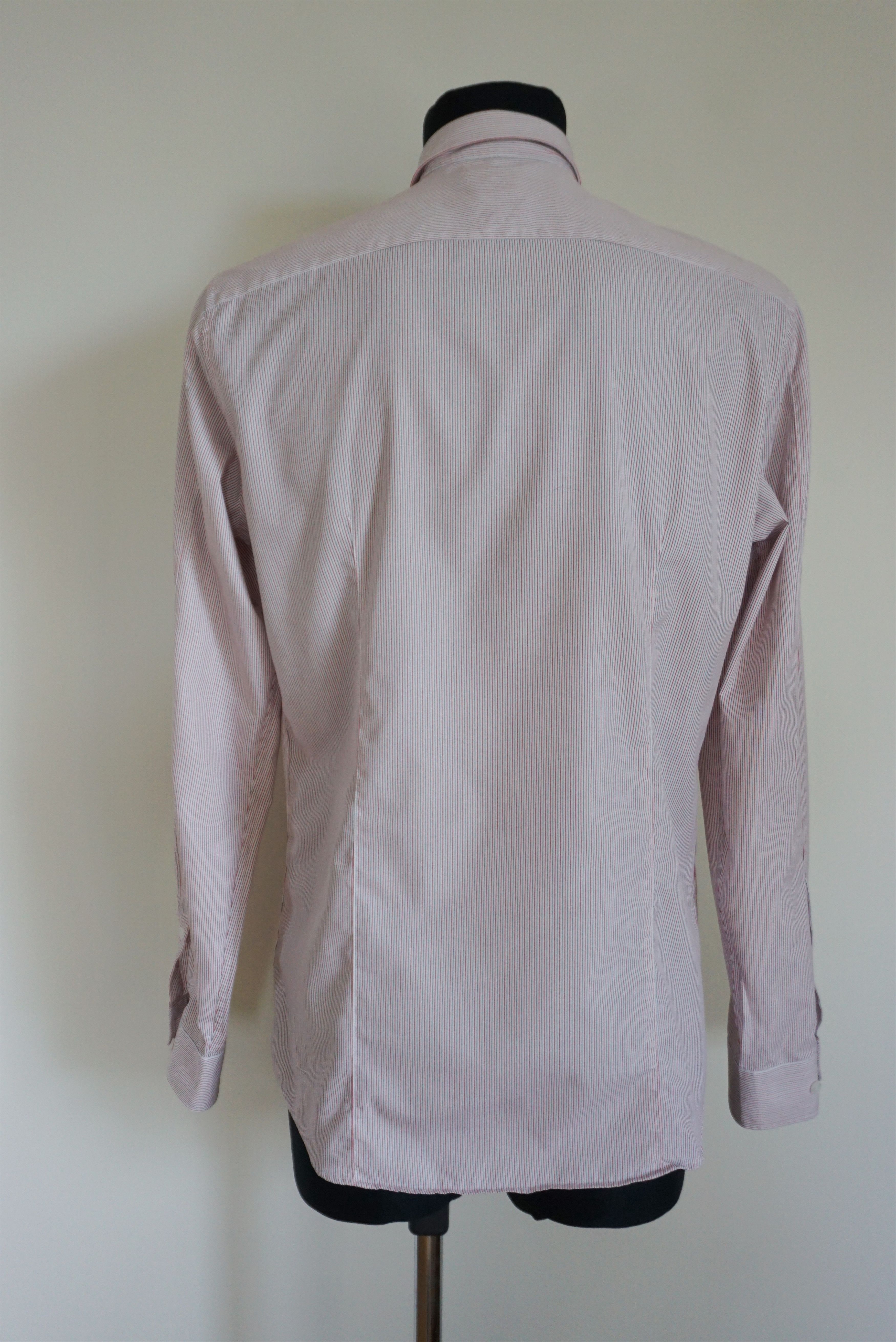 Designer Mens Bläck of Sweden shirt Alex Stripe slim fit M Medium Size US M / EU 48-50 / 2 - 14 Thumbnail