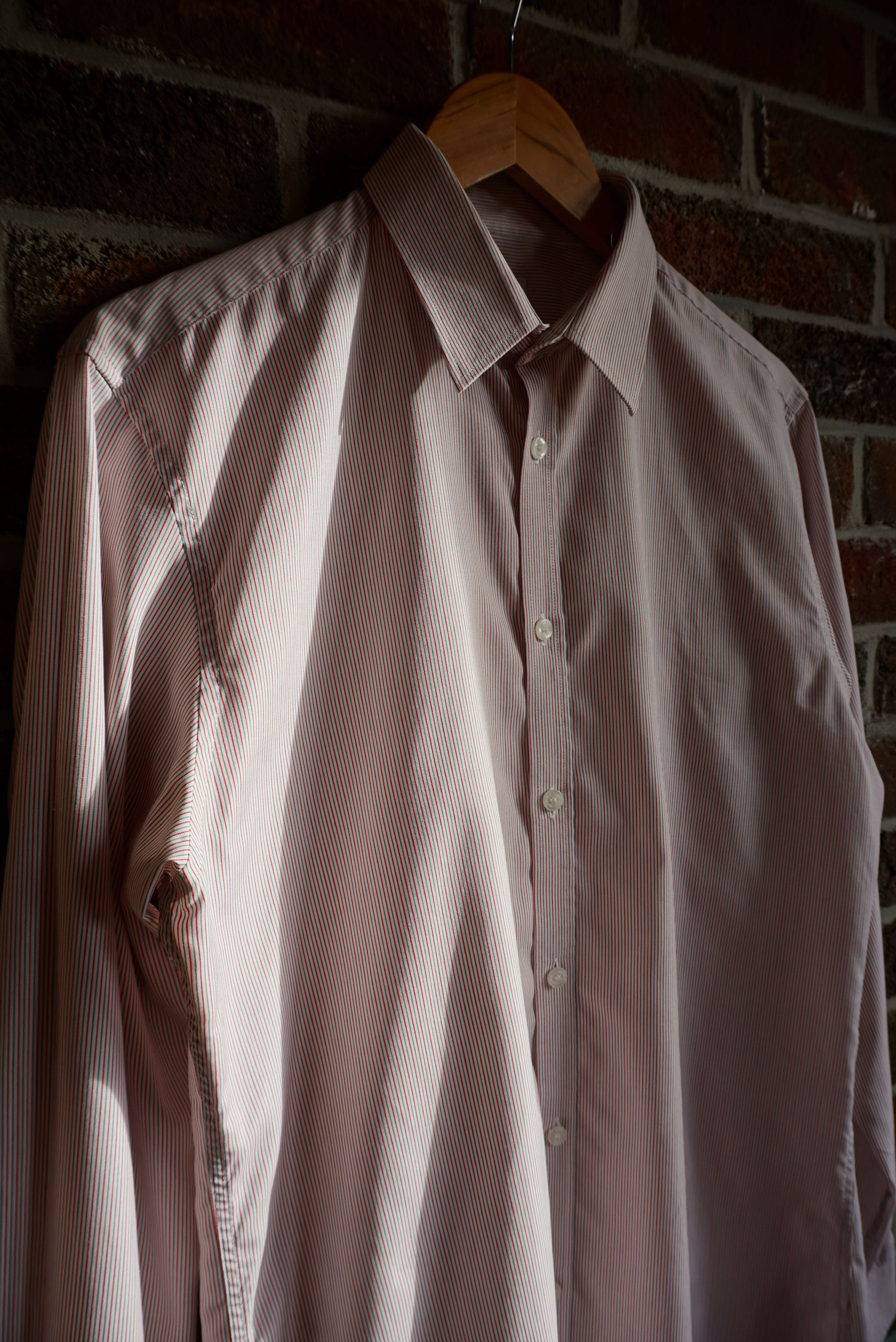 Designer Mens Bläck of Sweden shirt Alex Stripe slim fit M Medium Size US M / EU 48-50 / 2 - 6 Thumbnail