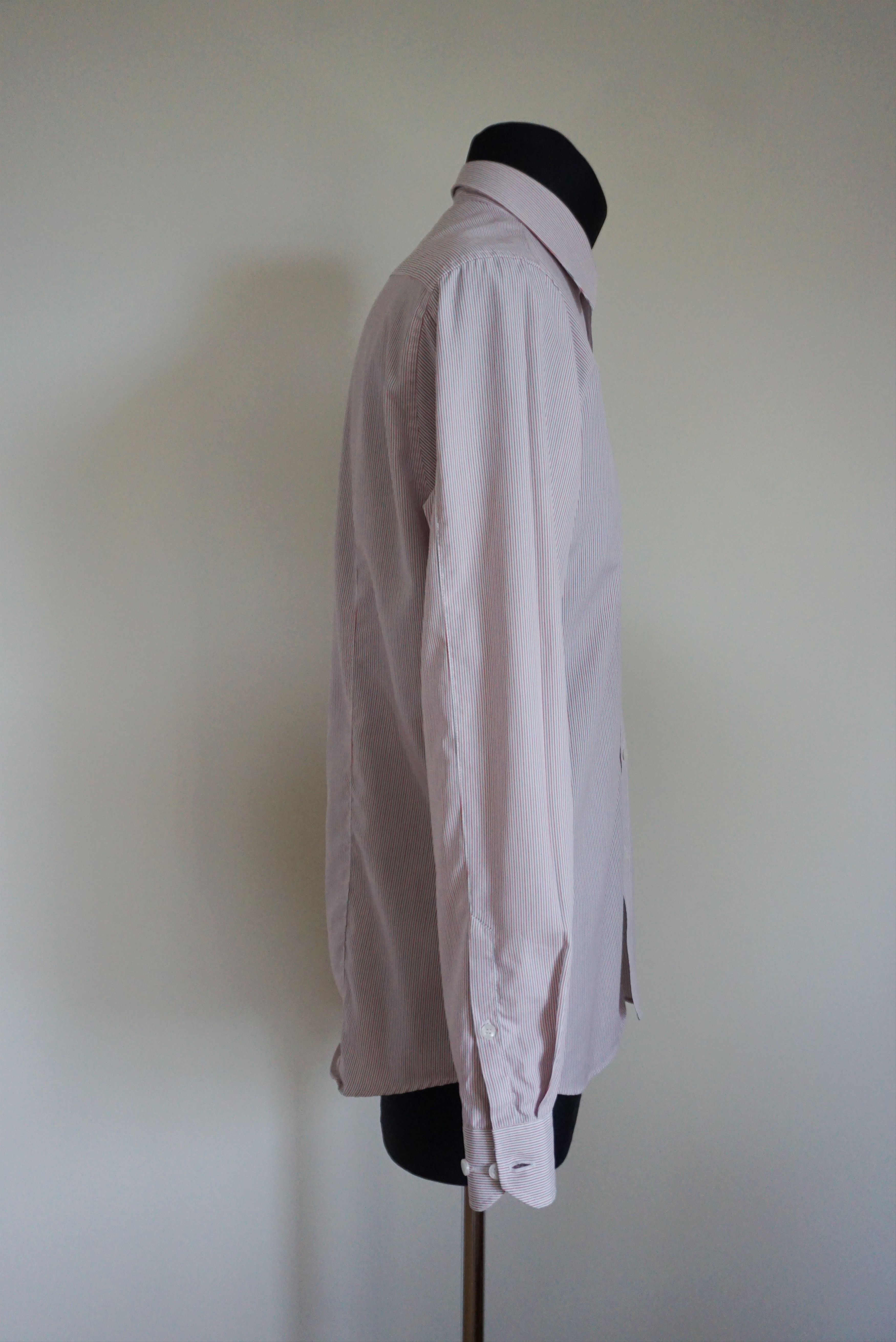 Designer Mens Bläck of Sweden shirt Alex Stripe slim fit M Medium Size US M / EU 48-50 / 2 - 12 Thumbnail