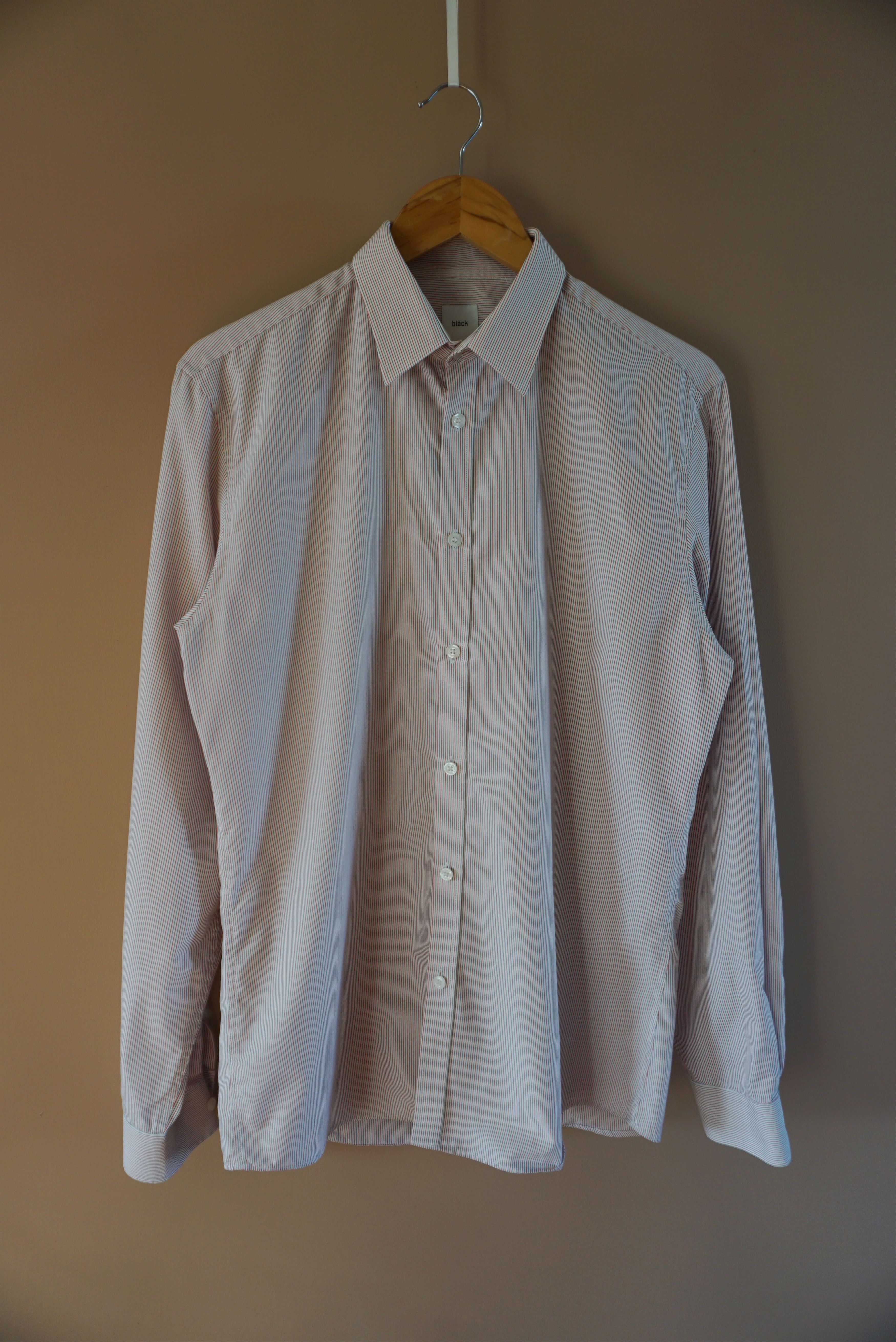 Designer Mens Bläck of Sweden shirt Alex Stripe slim fit M Medium Size US M / EU 48-50 / 2 - 15 Thumbnail