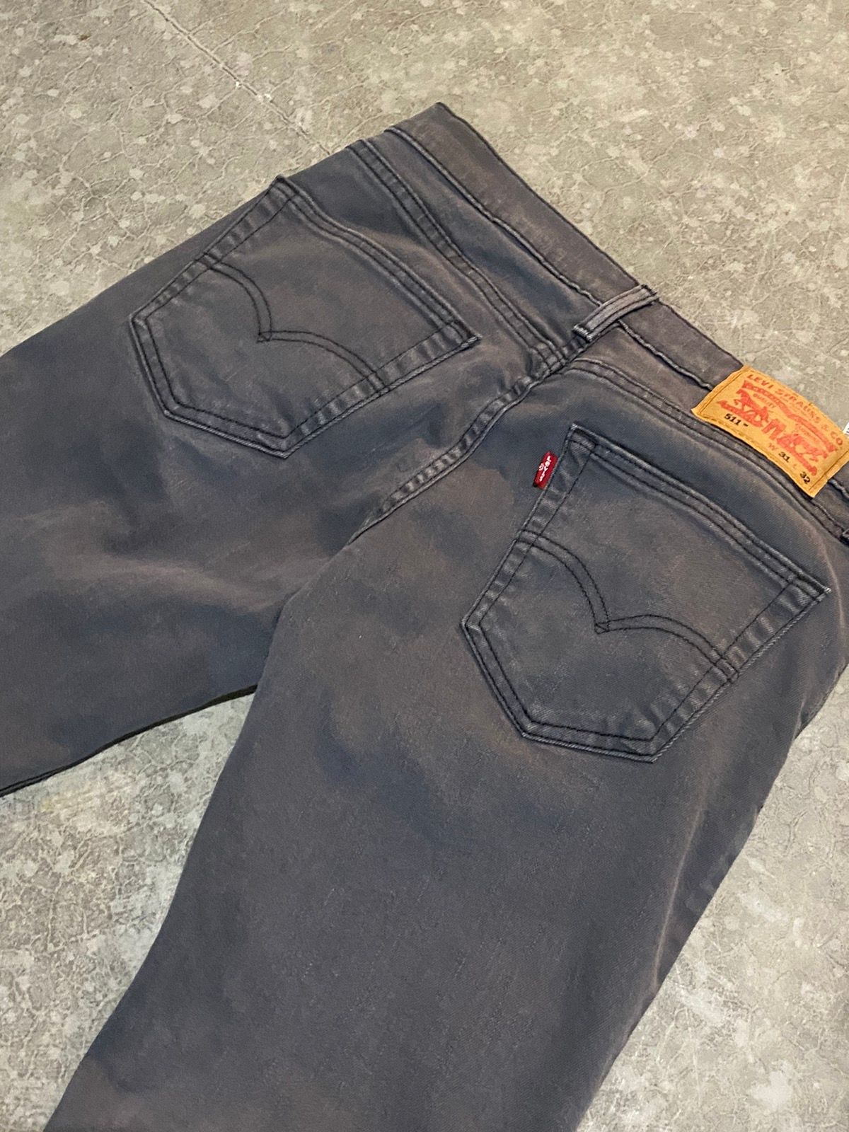 Vintage Grey Levi 511 Jeans 31x32 Size US 31 - 8 Thumbnail