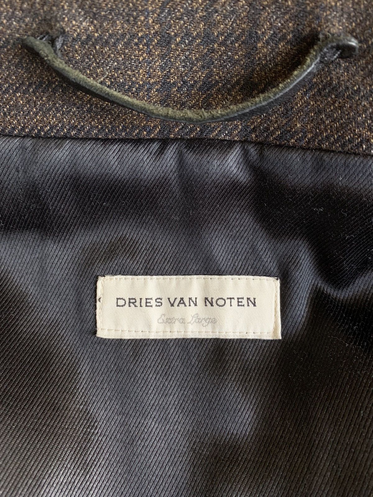 Dries Van Noten DRIES VAN NOTEN DOUBLE BREASTED PLAID PEA COAT Size US XL / EU 56 / 4 - 5 Thumbnail
