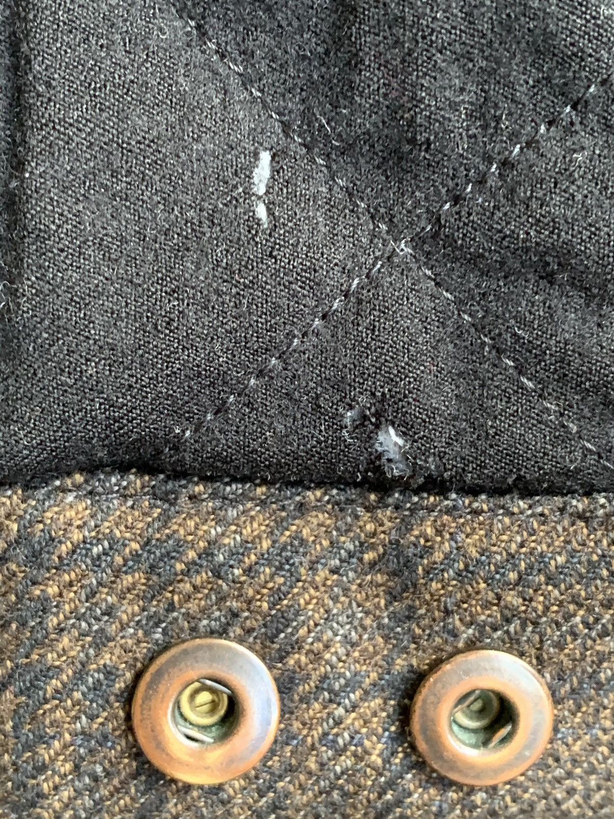 Dries Van Noten DRIES VAN NOTEN DOUBLE BREASTED PLAID PEA COAT Size US XL / EU 56 / 4 - 12 Thumbnail