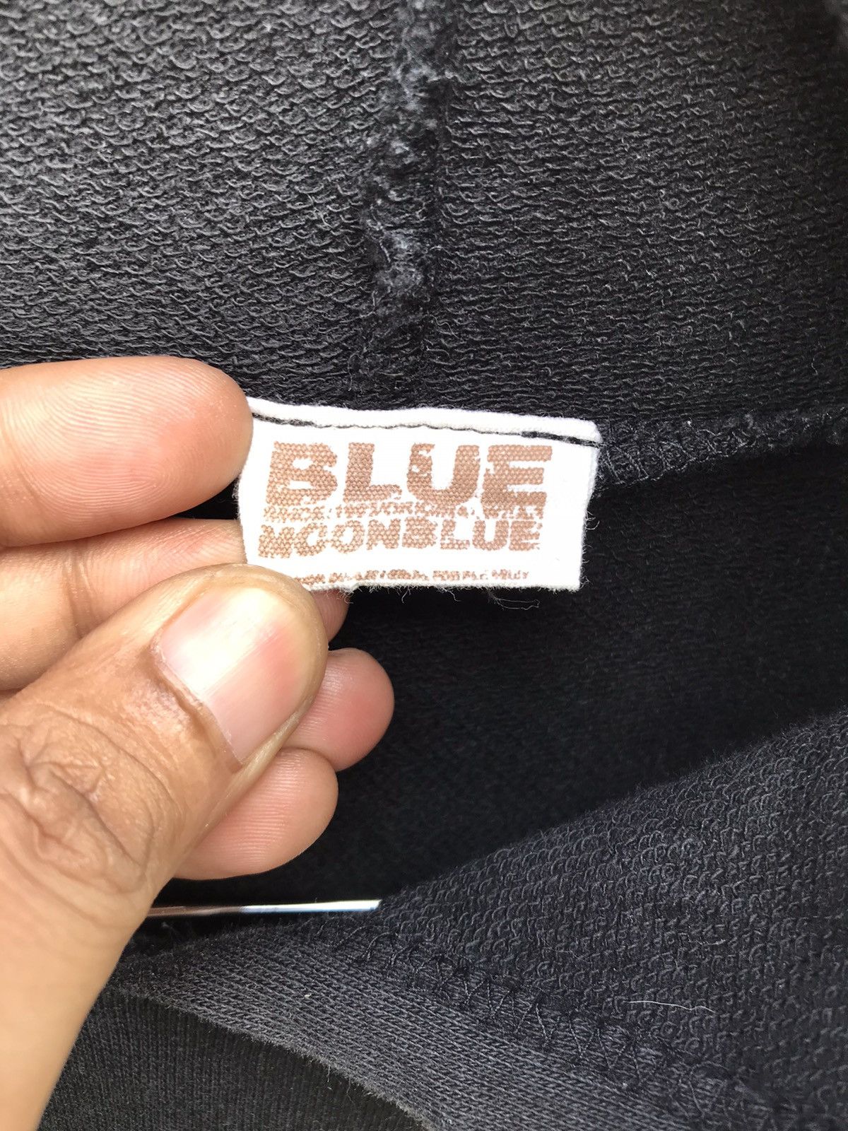 Japanese Brand × Vintage 🏖 BMB BLUE MOON BLUE HOODIES Size S / US 4 / IT 40 - 5 Thumbnail