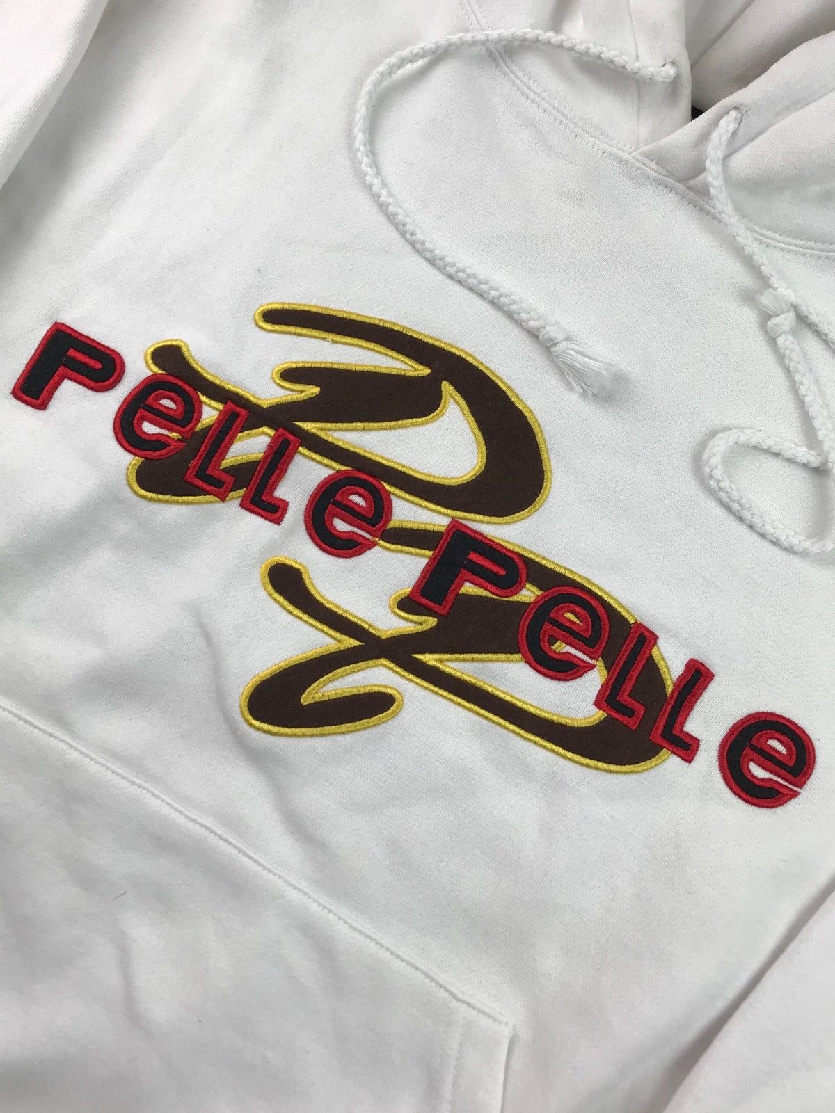 Pelle Pelle 🔥VINTAGE PELLE PELLE MARC BUCHANAN HOODIE SPELL OUT Size US XL / EU 56 / 4 - 3 Thumbnail