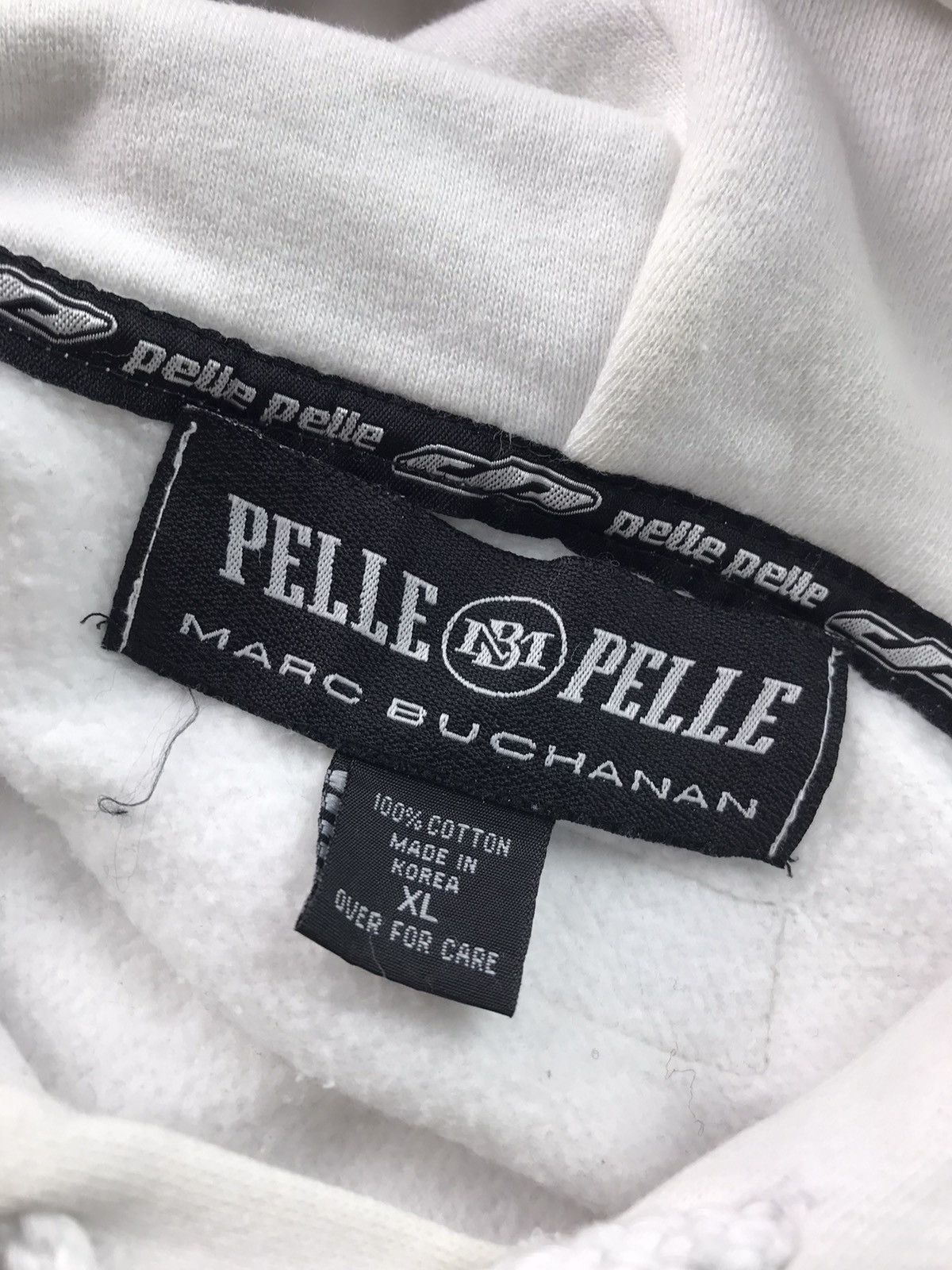 Pelle Pelle 🔥VINTAGE PELLE PELLE MARC BUCHANAN HOODIE SPELL OUT Size US XL / EU 56 / 4 - 7 Thumbnail