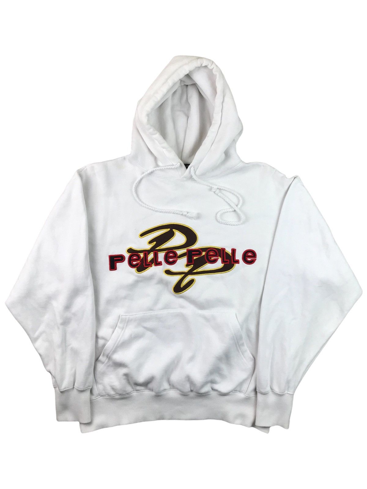 Pelle Pelle 🔥VINTAGE PELLE PELLE MARC BUCHANAN HOODIE SPELL OUT Size US XL / EU 56 / 4 - 1 Thumbnail