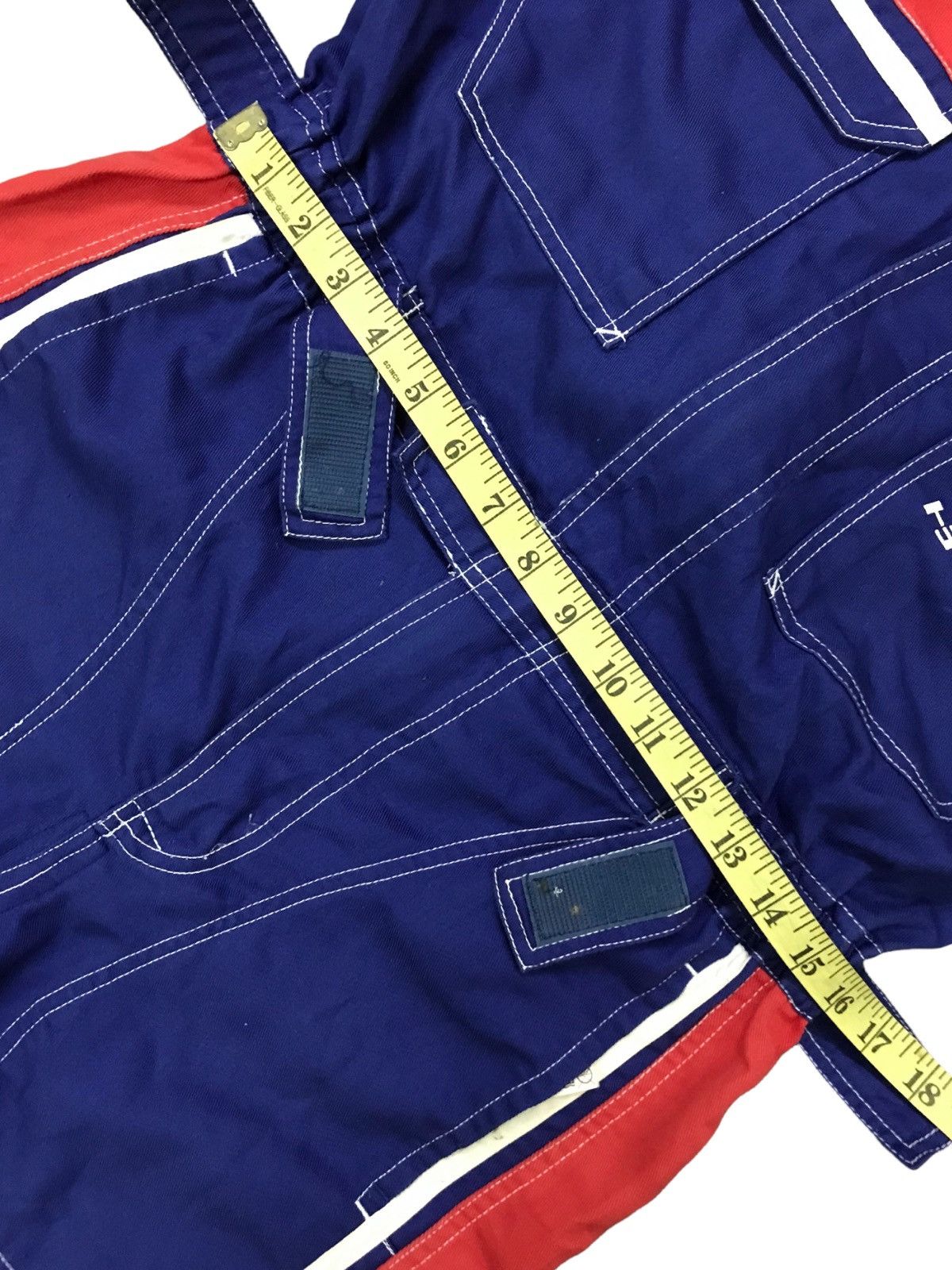 Japanese Brand 🇯🇵VTG TOYOTA COROLLA TECHNO MECHANIC OVERALL RACING TEAM Size US 31 - 19 Thumbnail