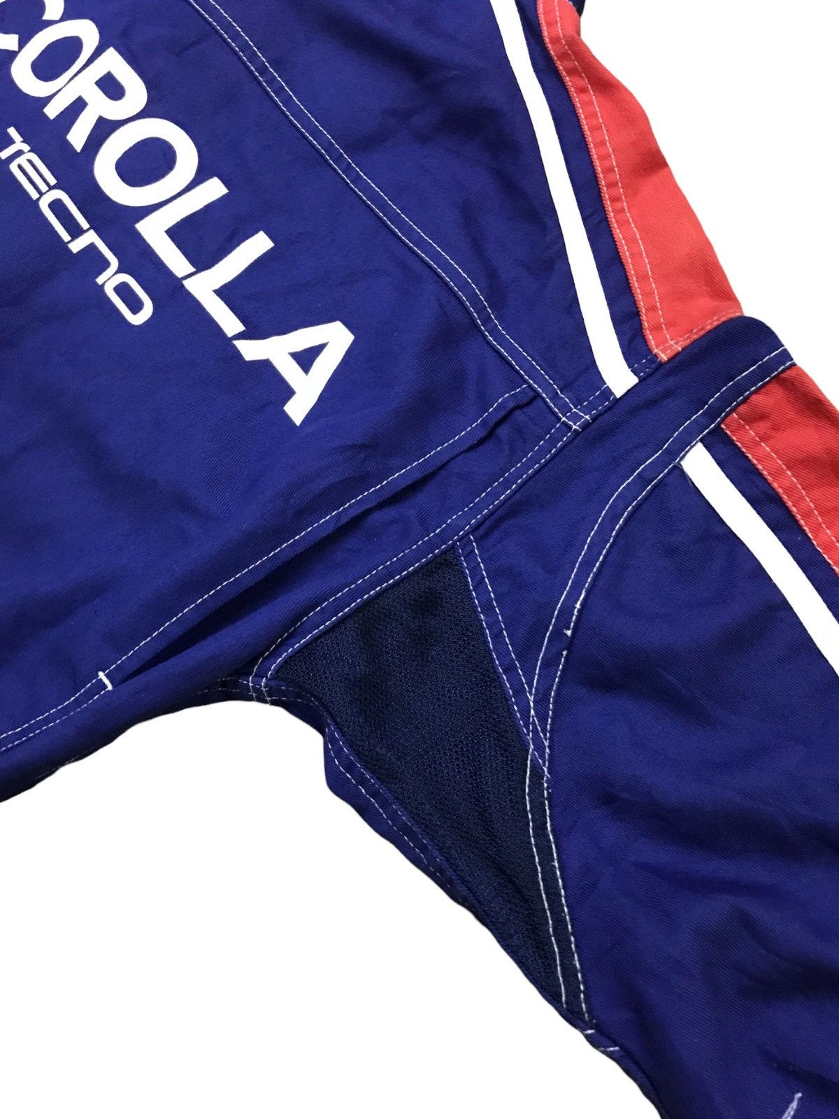 Japanese Brand 🇯🇵VTG TOYOTA COROLLA TECHNO MECHANIC OVERALL RACING TEAM Size US 31 - 10 Thumbnail