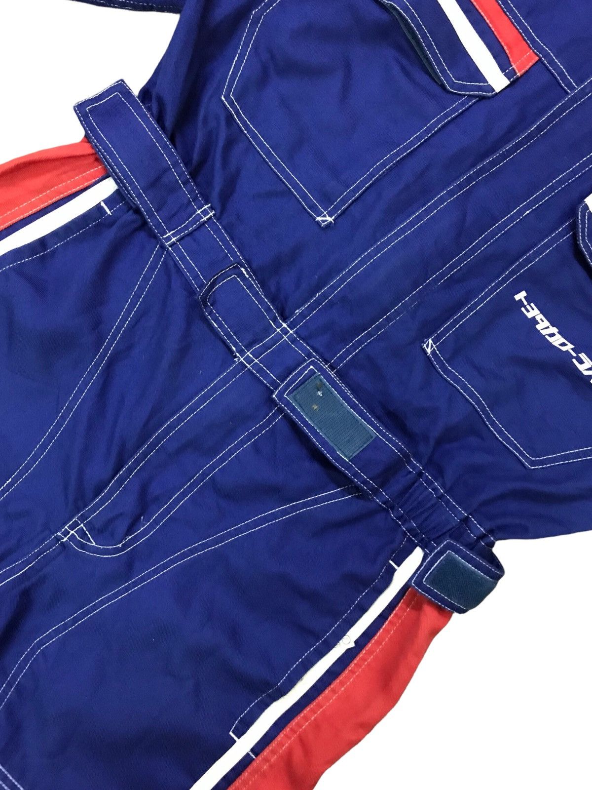Japanese Brand 🇯🇵VTG TOYOTA COROLLA TECHNO MECHANIC OVERALL RACING TEAM Size US 31 - 16 Thumbnail