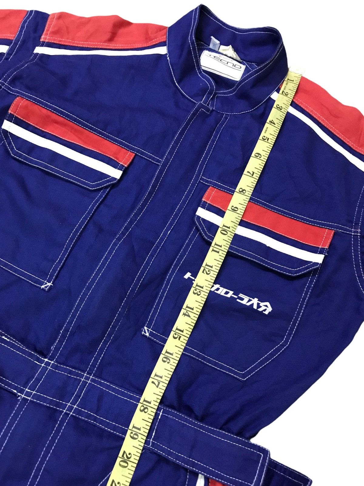 Japanese Brand 🇯🇵VTG TOYOTA COROLLA TECHNO MECHANIC OVERALL RACING TEAM Size US 31 - 25 Thumbnail