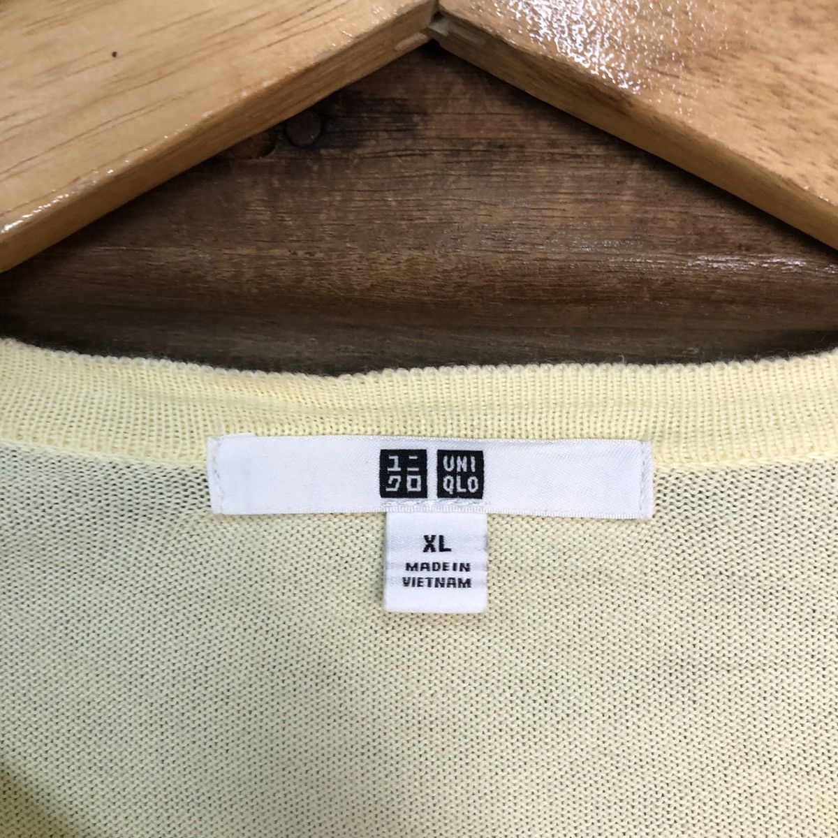 Homespun Knitwear Uniqlo Yellow Patterned Cardigans Knitwear #7301 Size L / US 10 / IT 46 - 7 Thumbnail