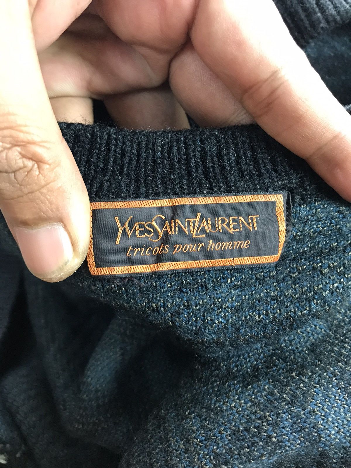 Yves Saint Laurent YSL Yves Saint Laurent Tricots Pour Homme Sweater Knitwear Size US M / EU 48-50 / 2 - 6 Thumbnail