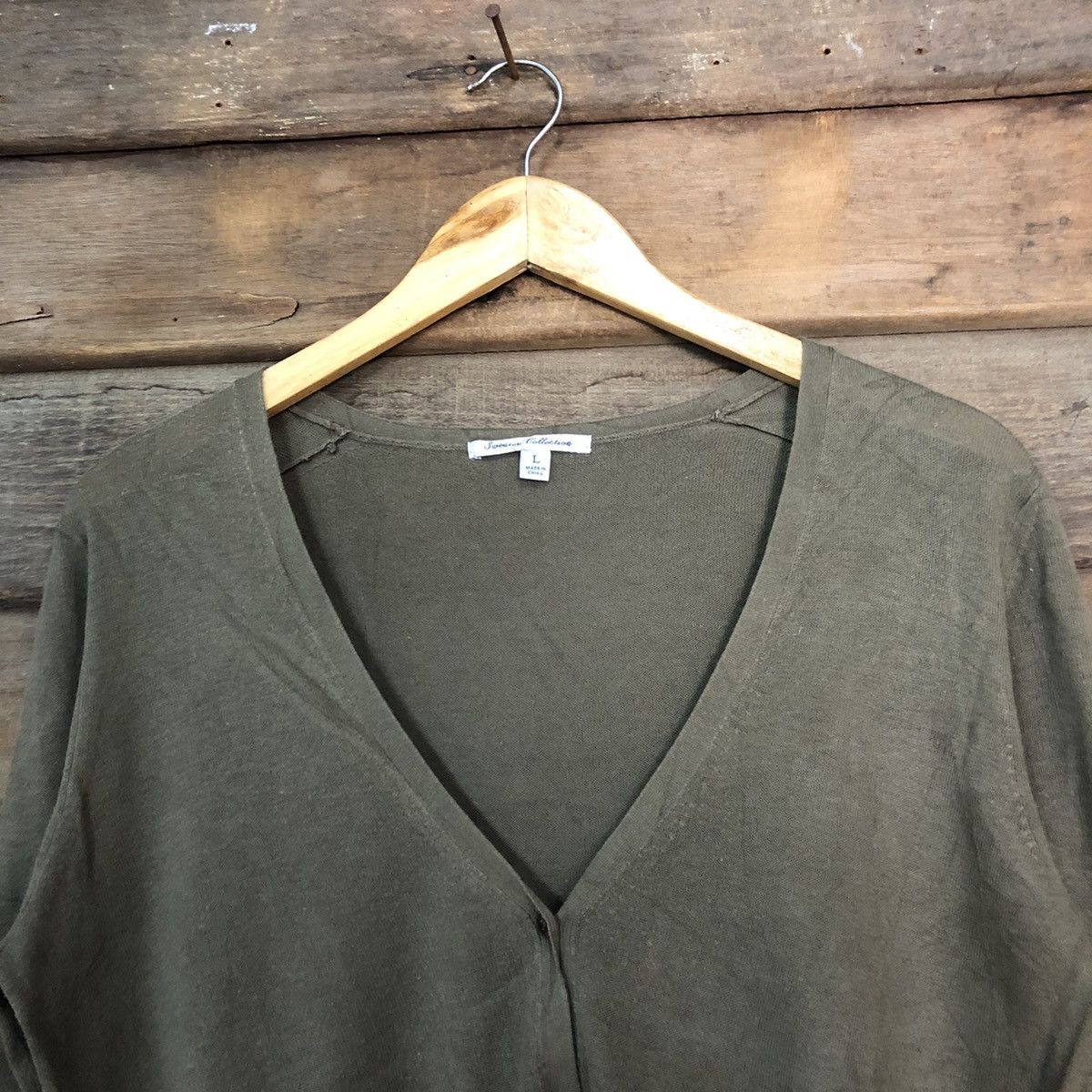 Homespun Knitwear Sweeter Collection Brown Cardigan knitwear #7300 Size M / US 6-8 / IT 42-44 - 4 Thumbnail