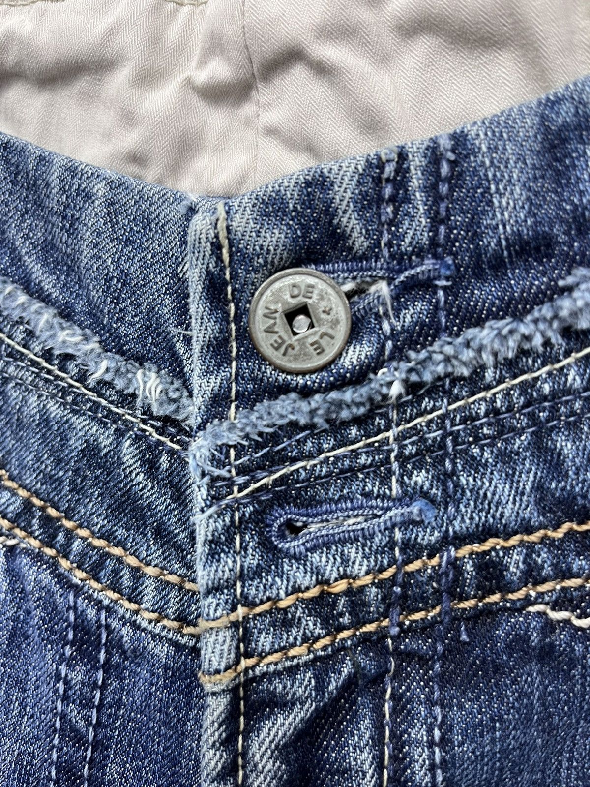 Marithe + Francois Girbaud LAST OFFER! MARITHE F.GIRBAUD Rare Design Denim Pants Size US 31 - 12 Thumbnail