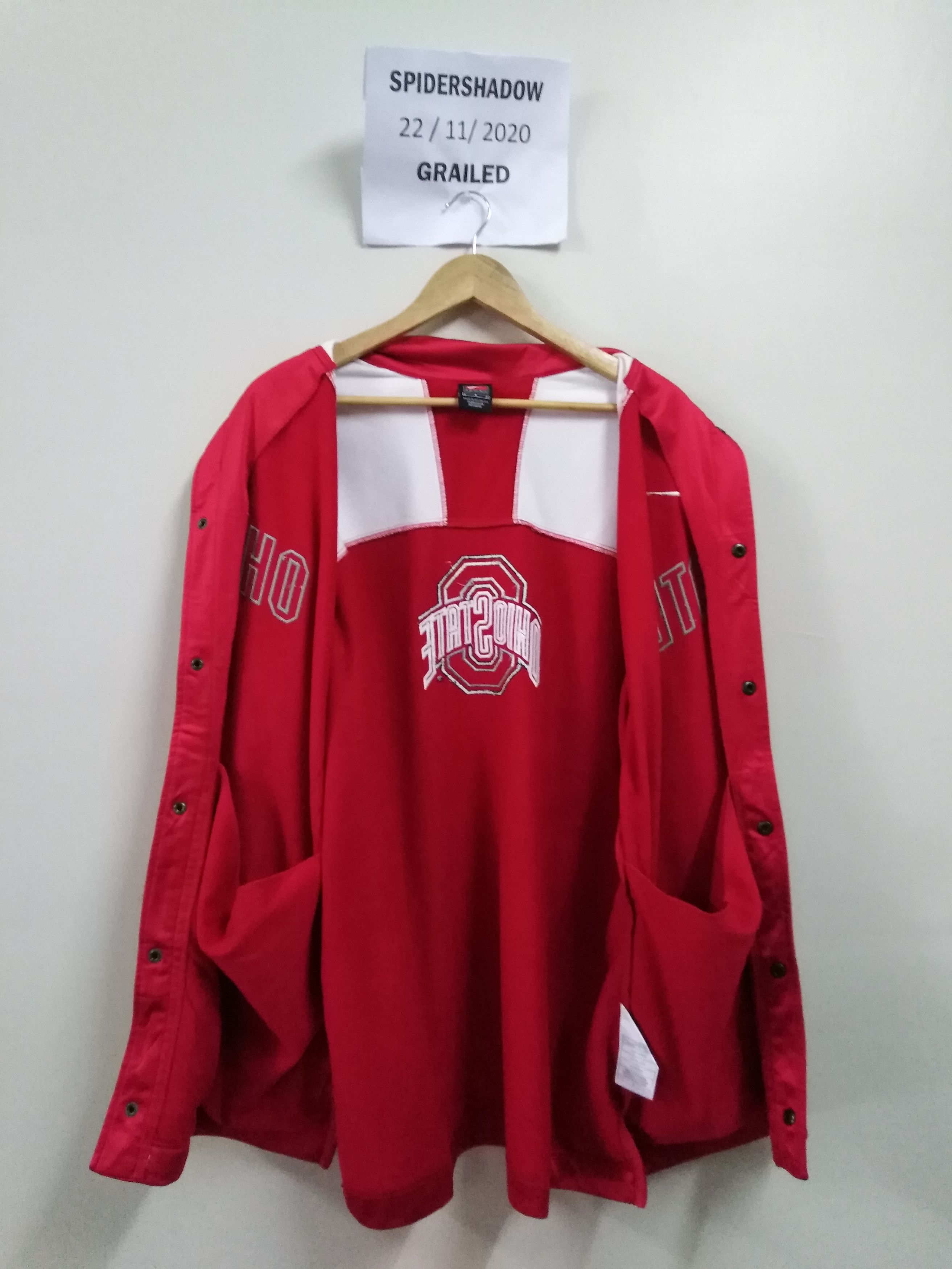 Nike Vintage Nike Elite Ohio State Big Logo Long Sweater Size US L / EU 52-54 / 3 - 3 Thumbnail