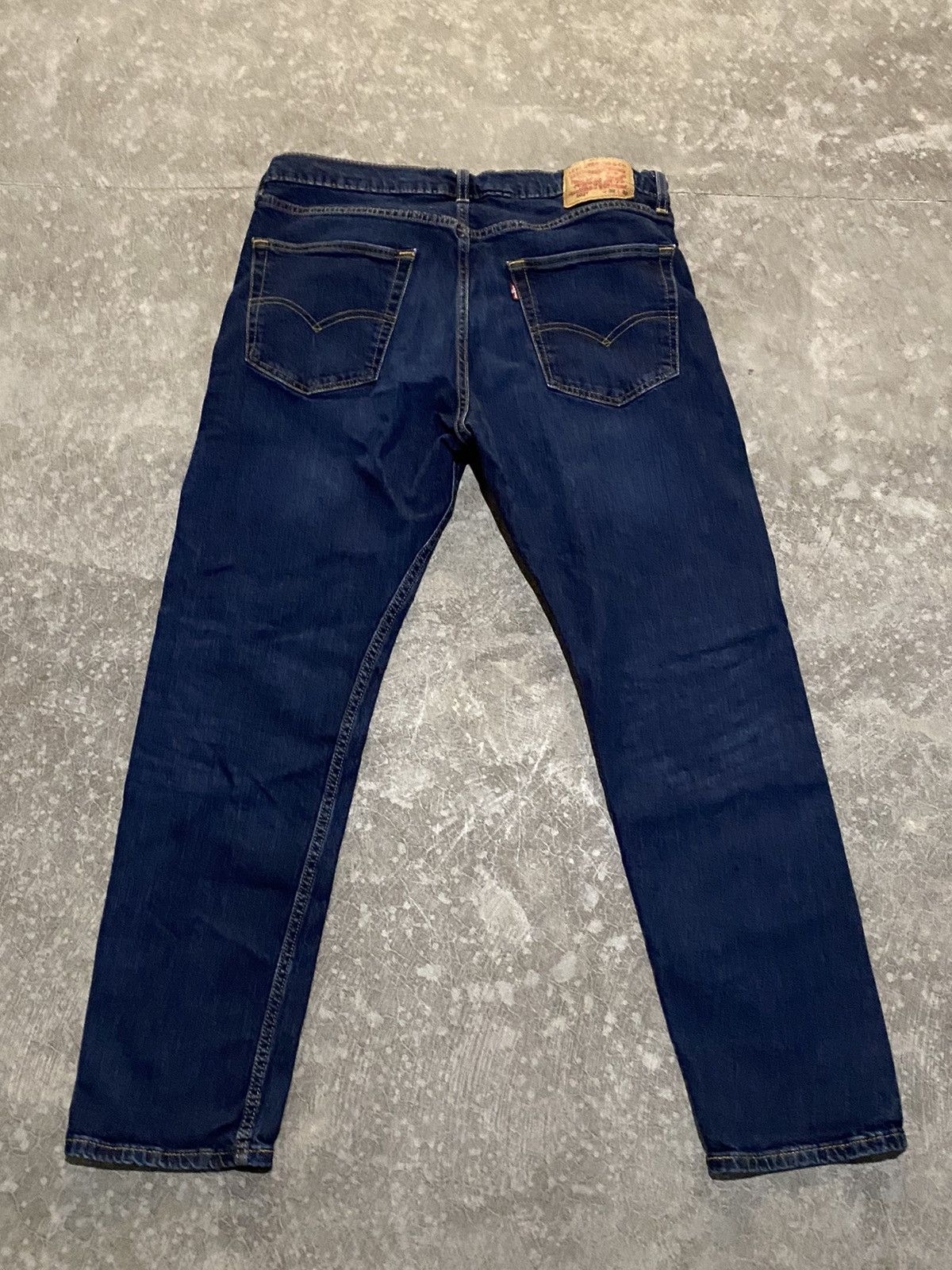 Vintage Dark Blue Levi 502 Jeans 36x32 Size US 36 / EU 52 - 6 Thumbnail