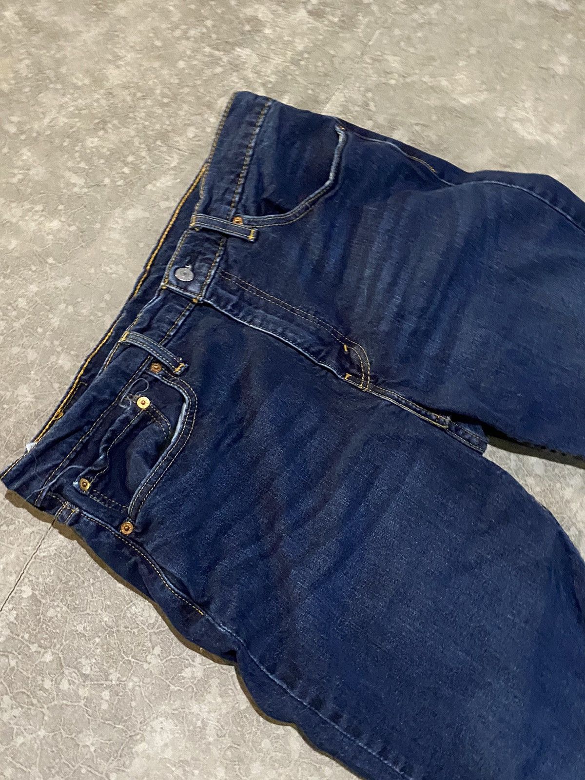 Vintage Dark Blue Levi 502 Jeans 36x32 Size US 36 / EU 52 - 2 Preview