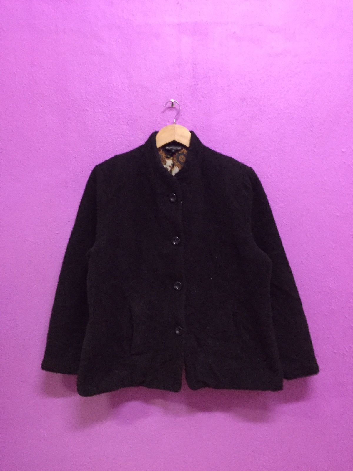 Japanese Brand Vintage Marylester Wool Jackets Size L Size US L / EU 52-54 / 3 - 1 Thumbnail