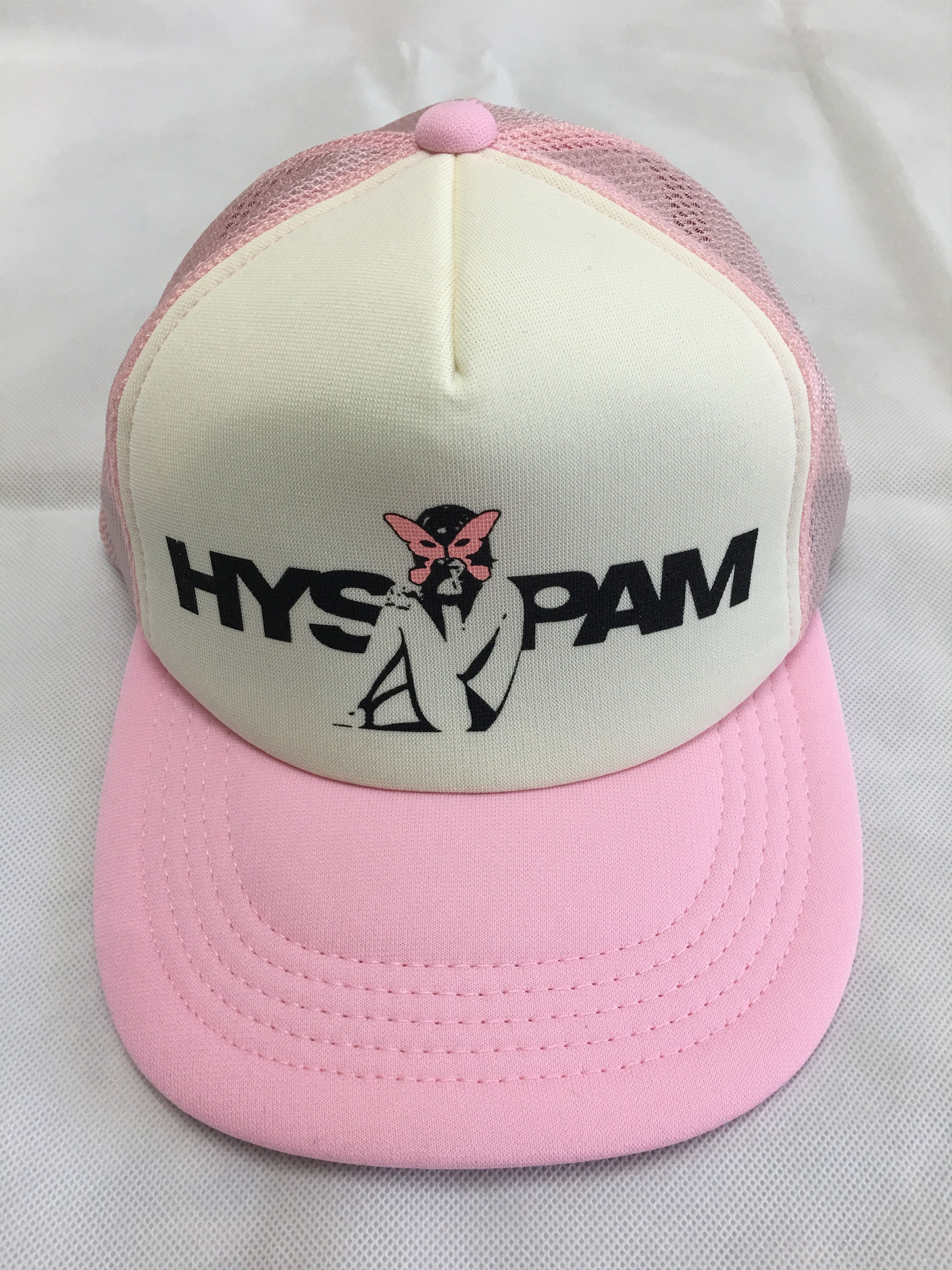 image of Hysteric Glamour Perks & Mini Alien Girl Trucker Cap Pink in Blue, Men's