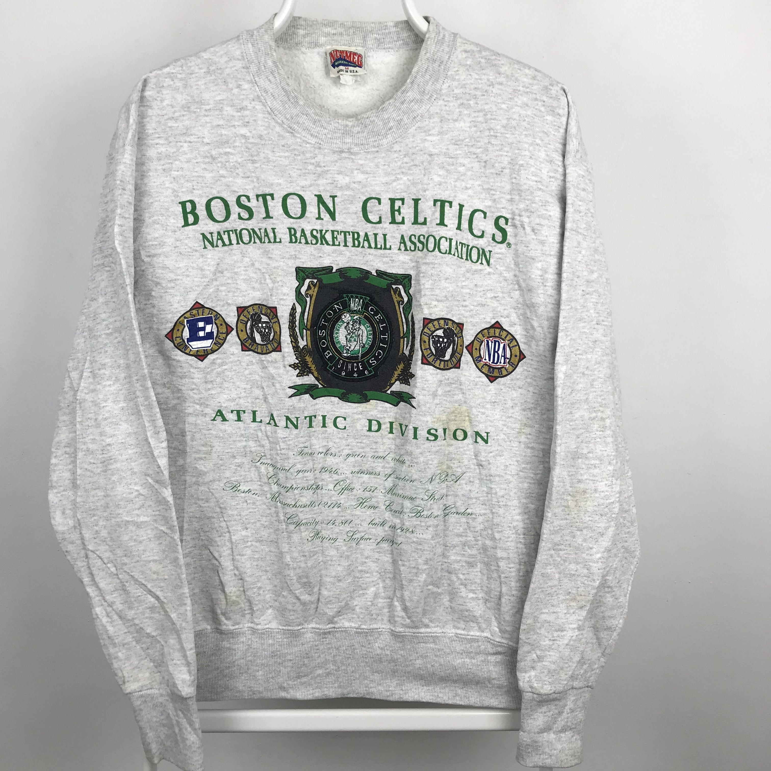 NBA × Nutmeg × Vintage Z207 VTG USA NUTMEG BOSTON CELTICS NBA SWEATSHIRTS Size US M / EU 48-50 / 2 - 1 Thumbnail