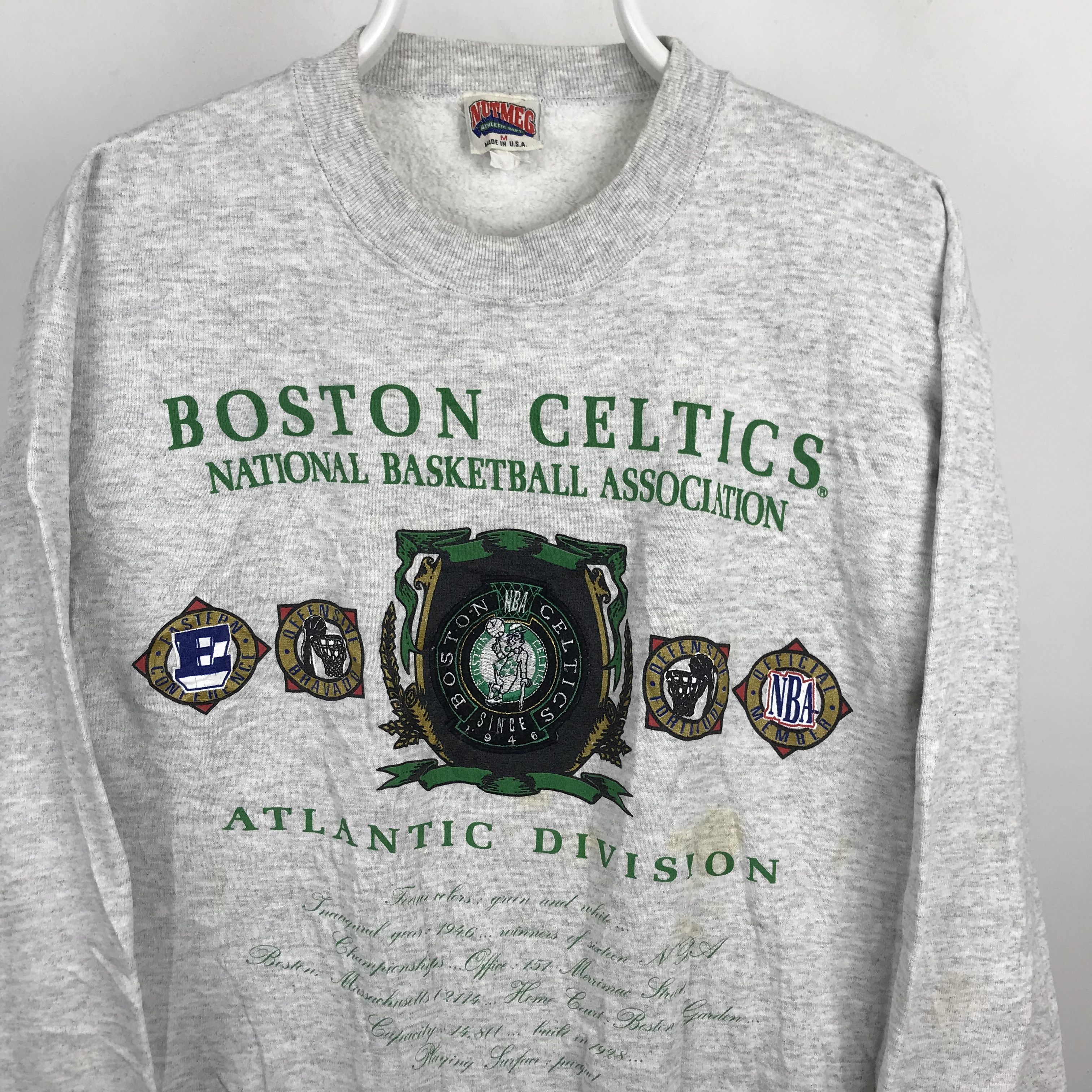 NBA × Nutmeg × Vintage Z207 VTG USA NUTMEG BOSTON CELTICS NBA SWEATSHIRTS Size US M / EU 48-50 / 2 - 3 Thumbnail