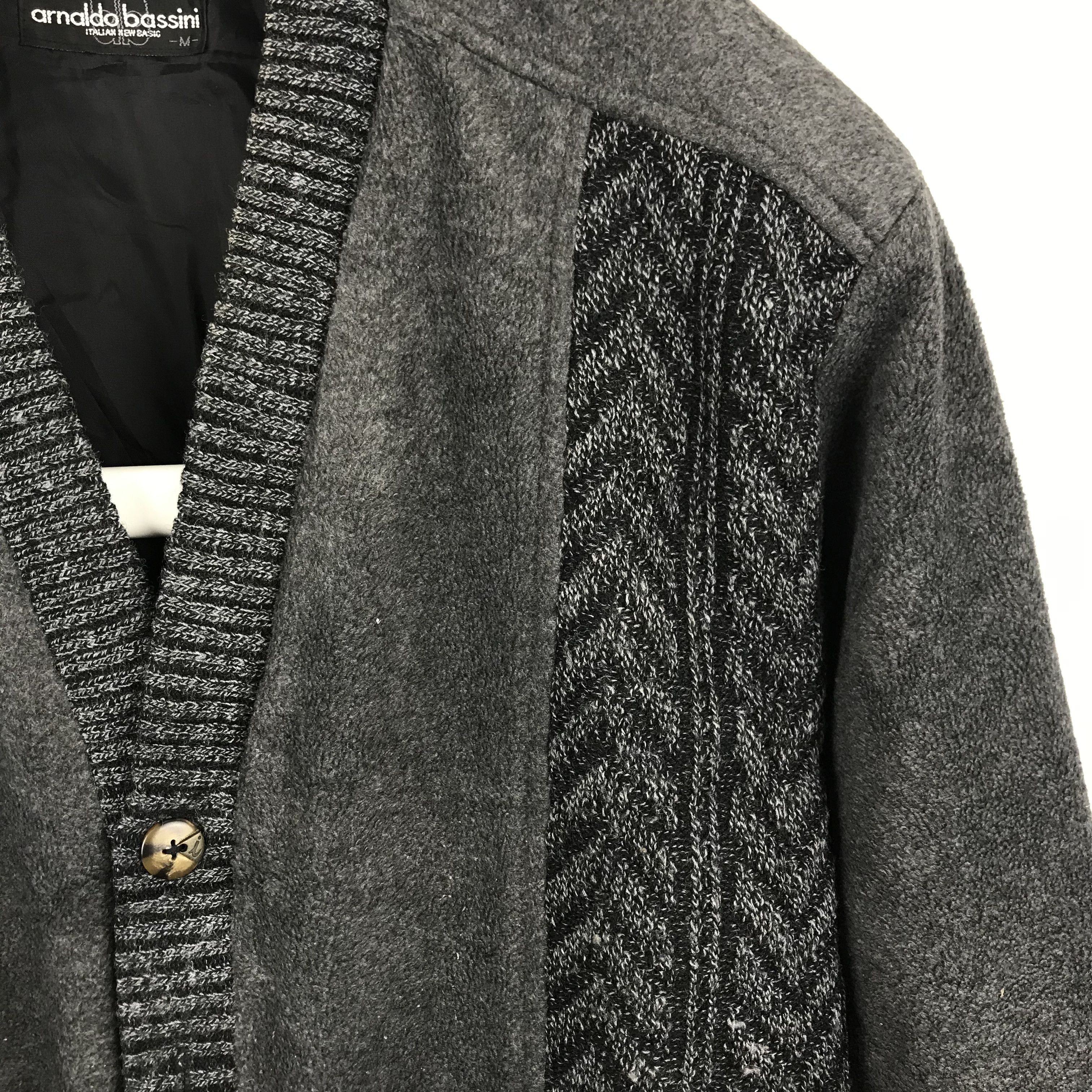 Designer × Vintage Z240 VTG ARNALDO BASSINI ITALY CARDIGAN KNITWEAR Size US M / EU 48-50 / 2 - 3 Thumbnail