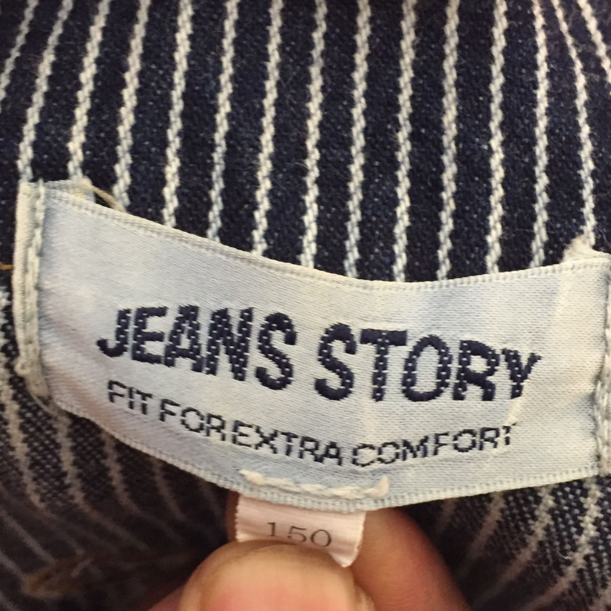 Japanese Brand Z244 VTG JAPAN HICKORY STRIPE WORKWEAR COVERALL Size US 29 - 7 Thumbnail