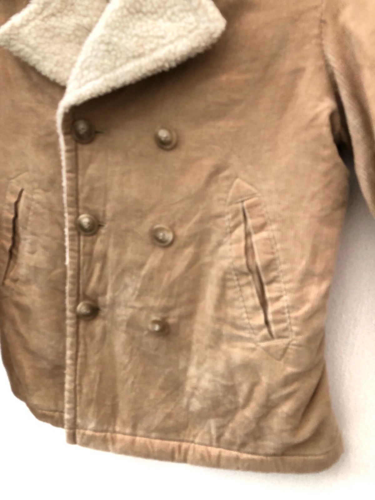 United Arrows Vetra X United Arrows Double Breasted Sherpa Lined Corduroy Size US S / EU 44-46 / 1 - 4 Thumbnail