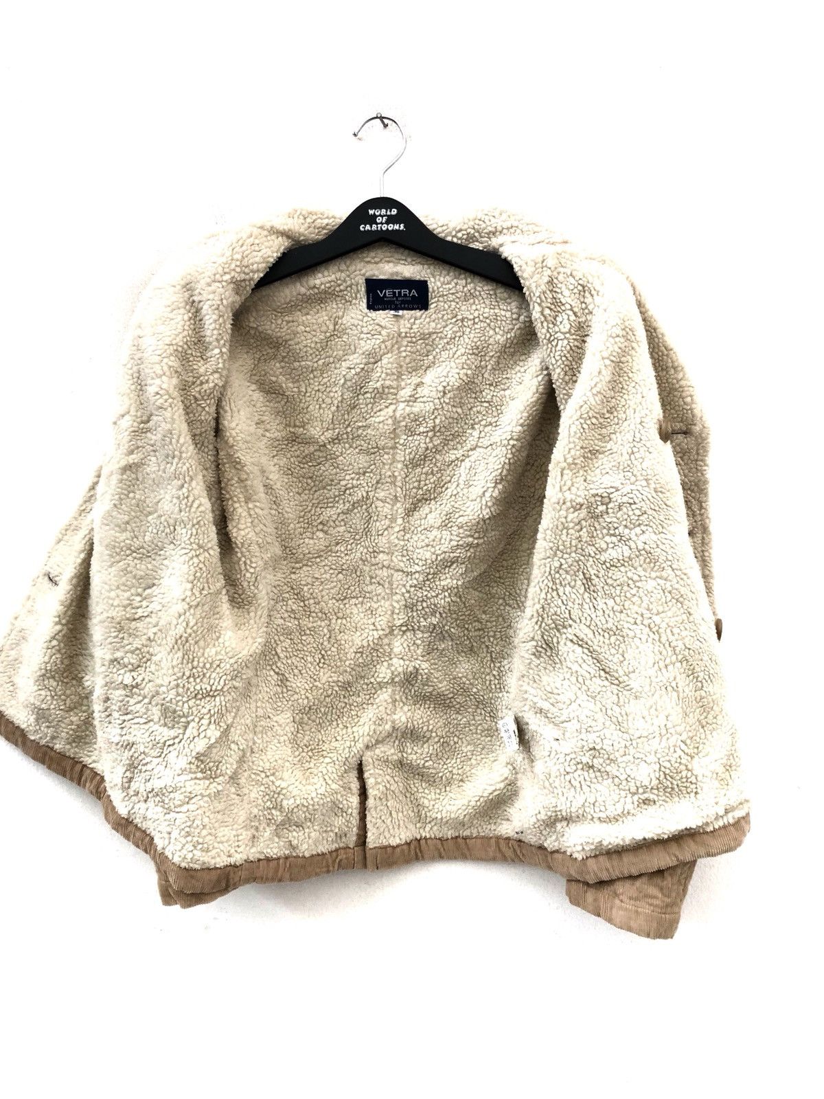 United Arrows Vetra X United Arrows Double Breasted Sherpa Lined Corduroy Size US S / EU 44-46 / 1 - 8 Thumbnail