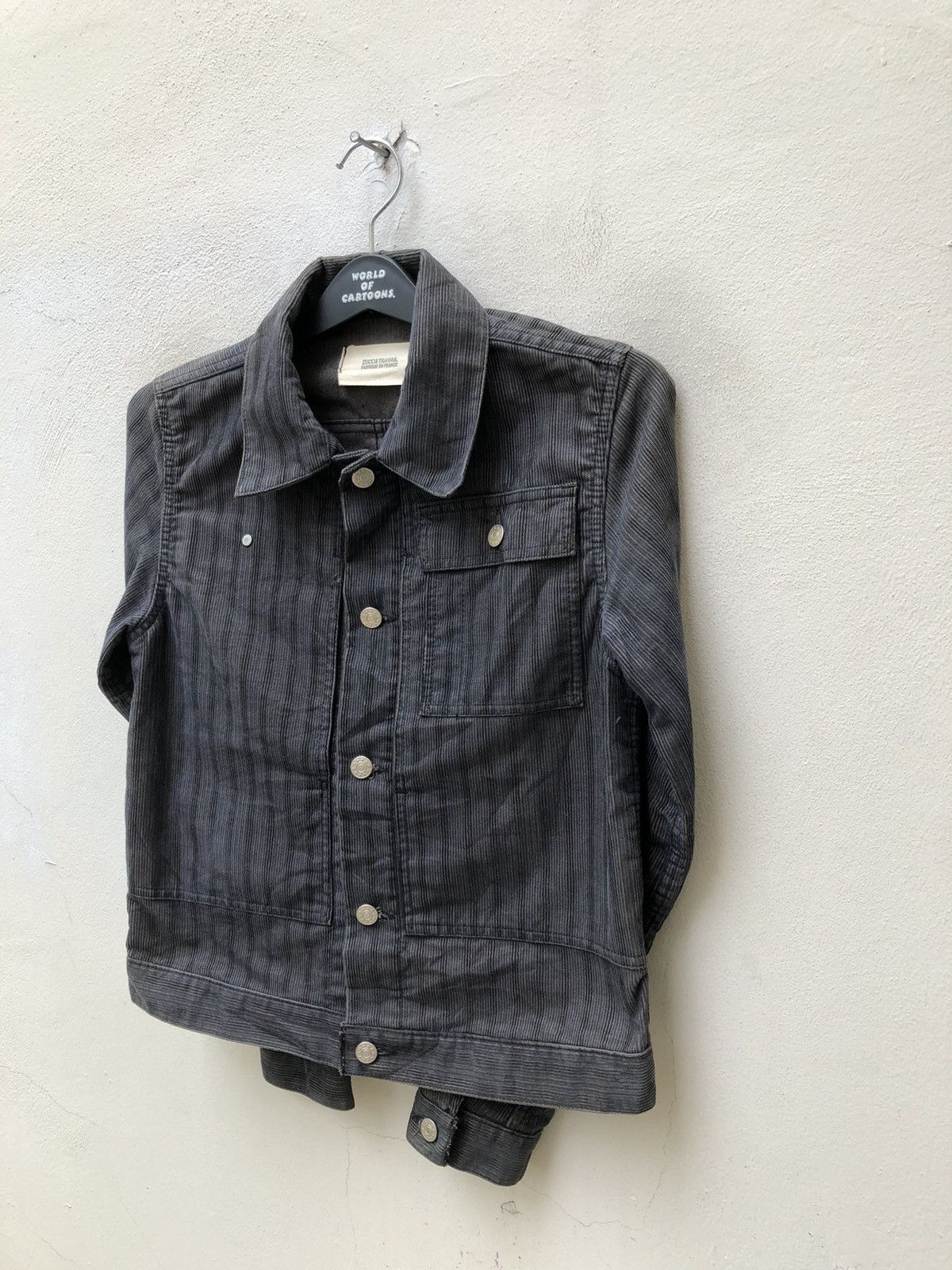 CABANE de ZUCCa Zucca Travail Made in France Corduroy Work Jacket Size US XS / EU 42 / 0 - 5 Thumbnail