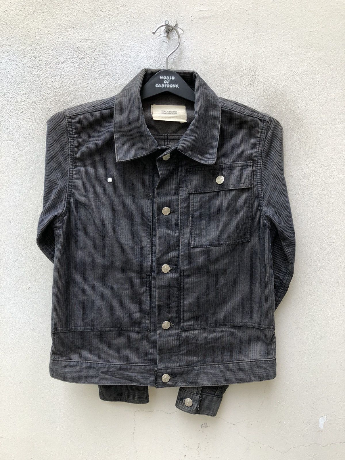 CABANE de ZUCCa Zucca Travail Made in France Corduroy Work Jacket Size US XS / EU 42 / 0 - 3 Thumbnail