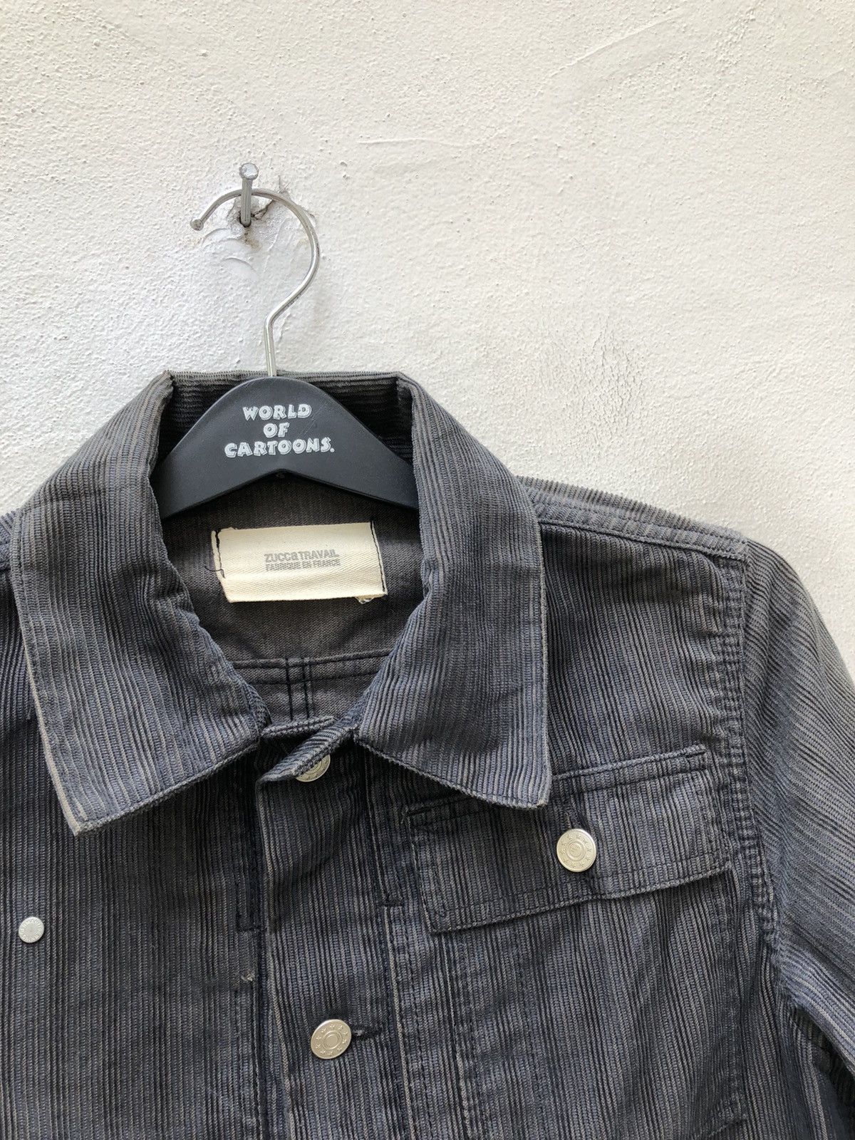 CABANE de ZUCCa Zucca Travail Made in France Corduroy Work Jacket Size US XS / EU 42 / 0 - 8 Thumbnail
