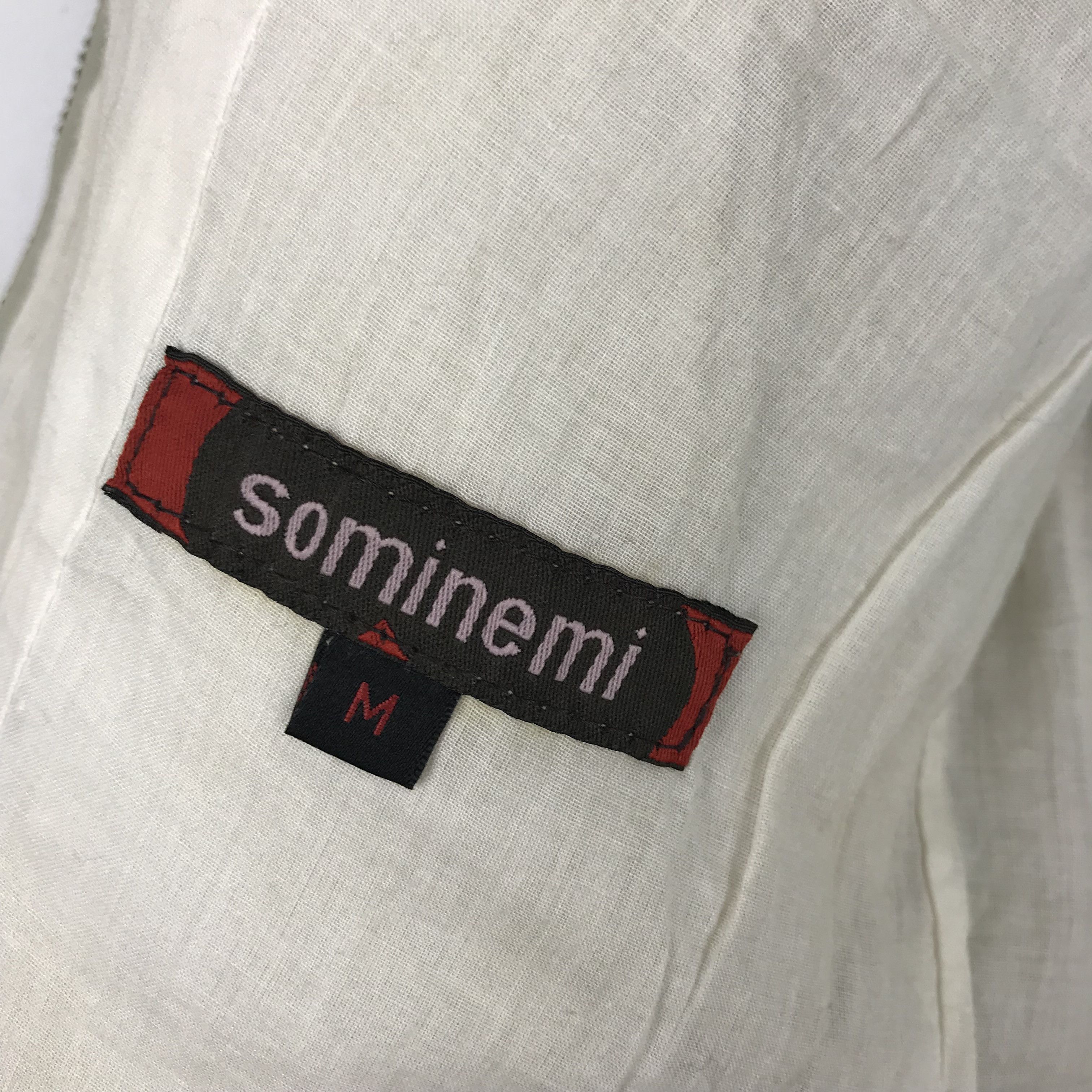 Japanese Brand Z249 SOMINEMI PAINTED SASHIKO STICH LEATHER JACKET Size M / US 6-8 / IT 42-44 - 5 Thumbnail