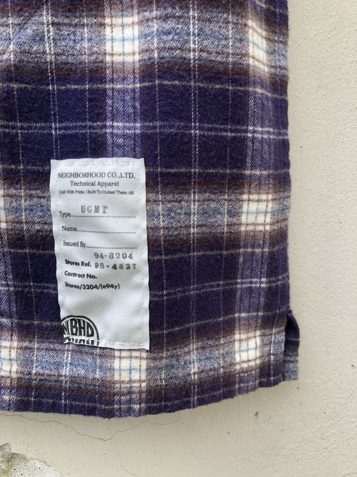 Neighborhood Neighborhood Japan 4 Pockets Flannel Shirt Size US S / EU 44-46 / 1 - 6 Thumbnail