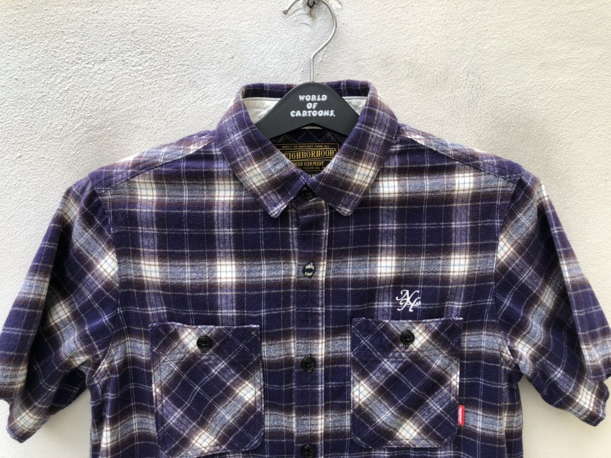 Neighborhood Neighborhood Japan 4 Pockets Flannel Shirt Size US S / EU 44-46 / 1 - 2 Thumbnail