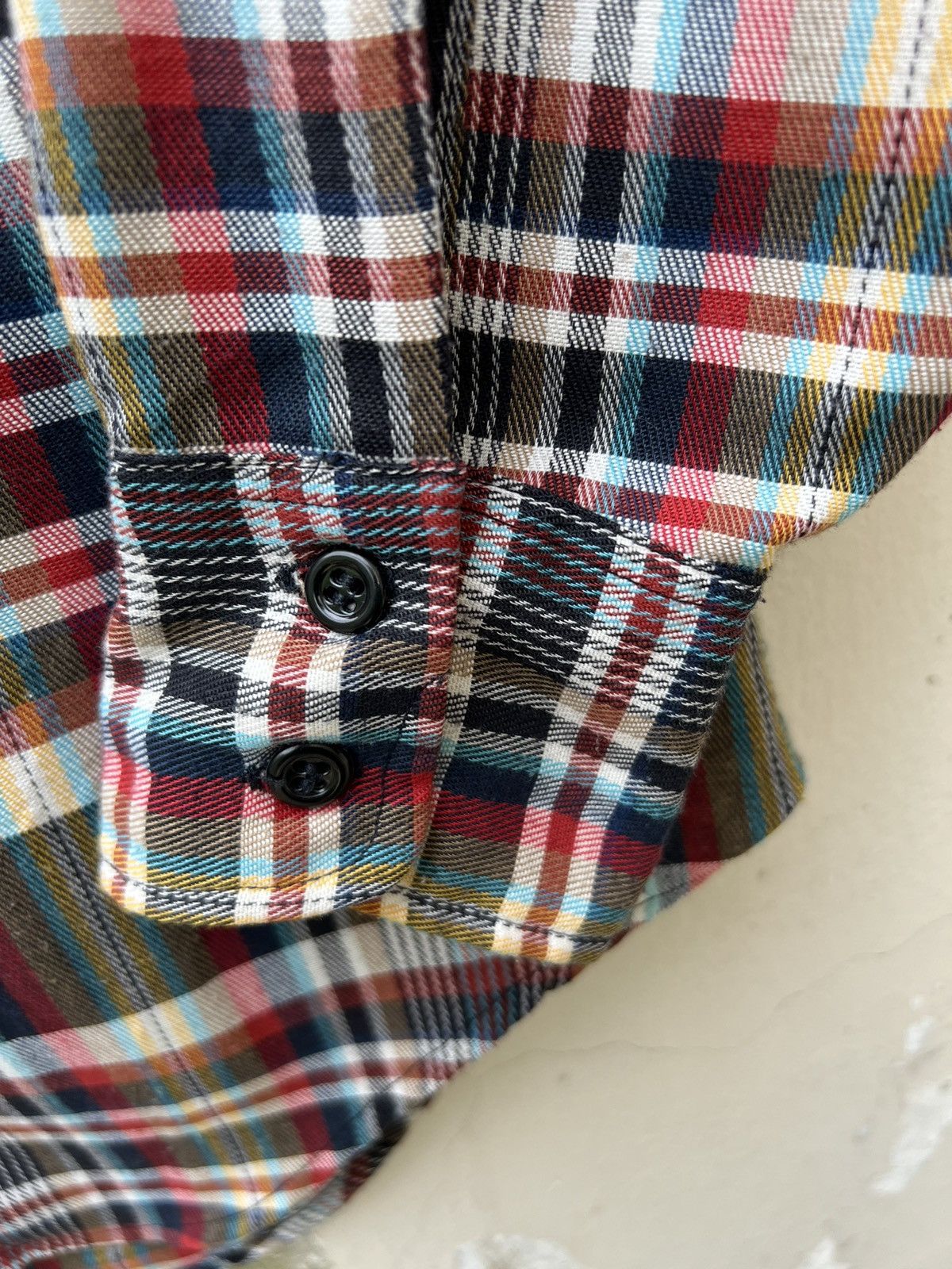 Levi's Vintage 70s Levi’s White Tab Checkered Flannel Shirt Size US S / EU 44-46 / 1 - 11 Thumbnail