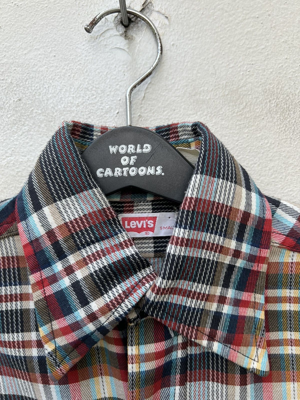 Levi's Vintage 70s Levi’s White Tab Checkered Flannel Shirt Size US S / EU 44-46 / 1 - 8 Thumbnail