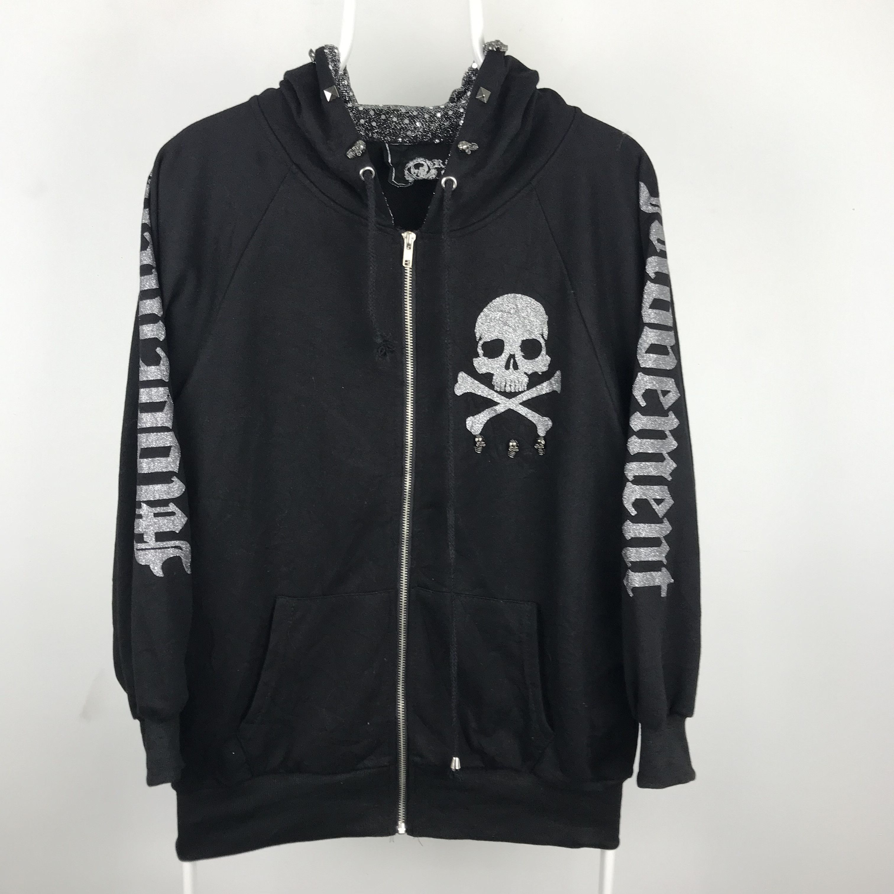 Japanese Brand Z258 RICH OR DIE SKULL PUNK STYLE JACKET LIKE MASTERMIND Size US M / EU 48-50 / 2 - 4 Thumbnail