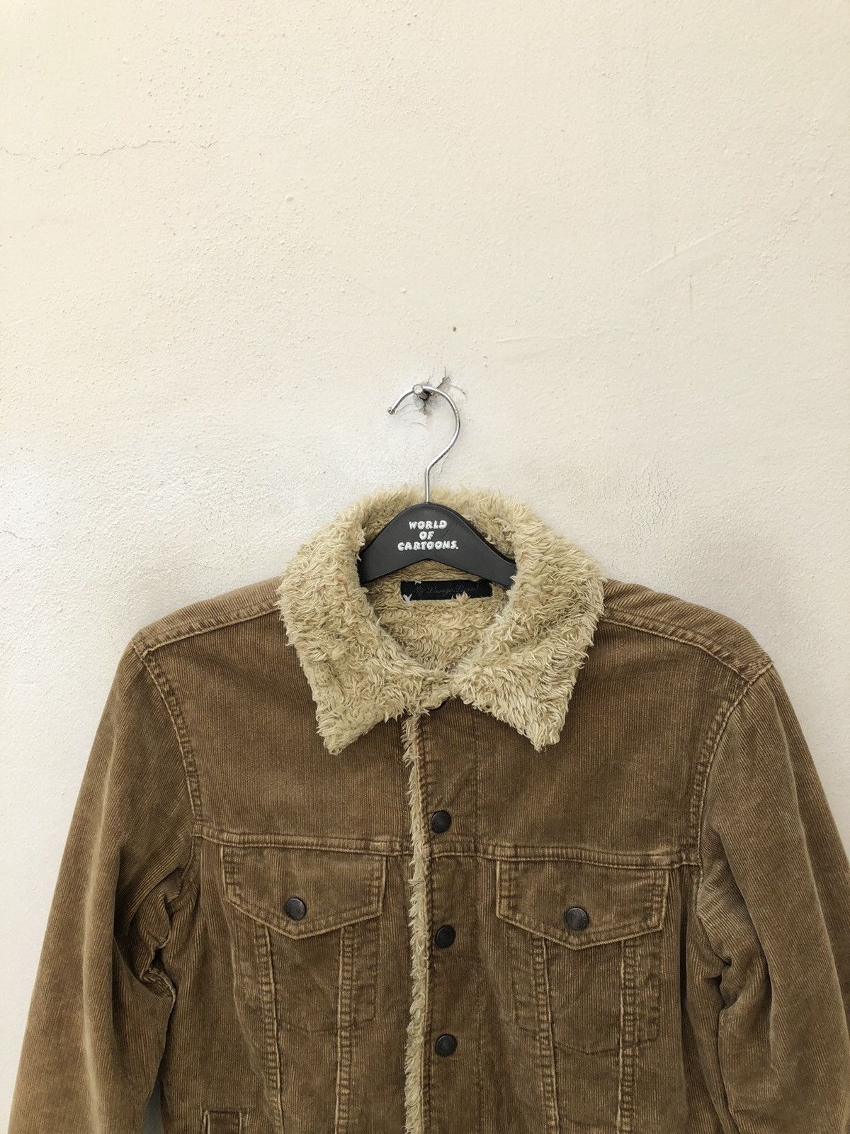 Lounge Lizard Vintage Lounge Lizard Sherpa Lining Corduroy Trucker Jacket Size US S / EU 44-46 / 1 - 3 Thumbnail