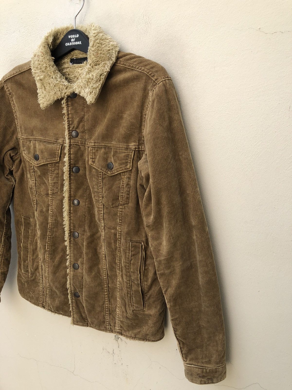 Lounge Lizard Vintage Lounge Lizard Sherpa Lining Corduroy Trucker Jacket Size US S / EU 44-46 / 1 - 6 Thumbnail